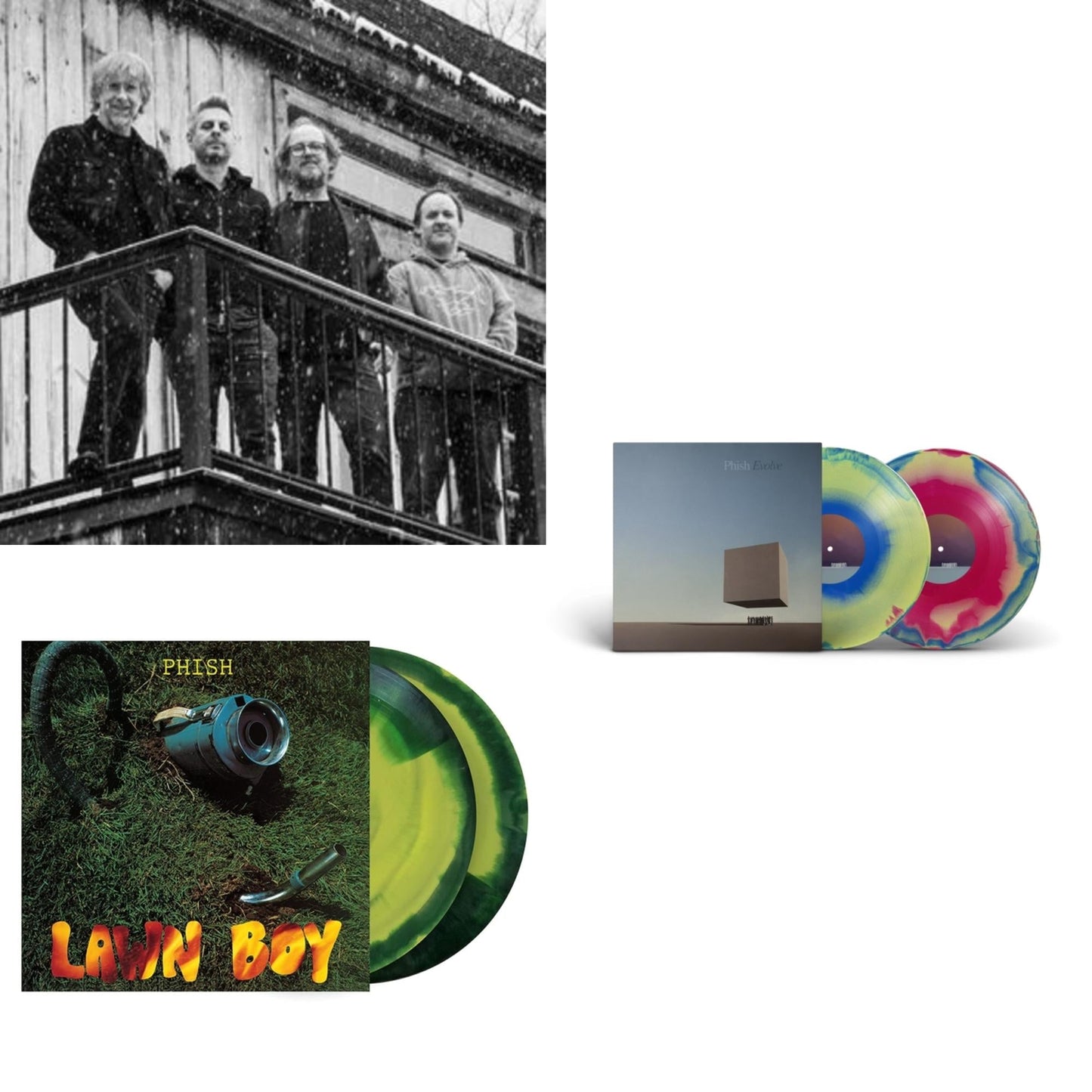 Phish - Sigma Oasis & Lawn Boy (Olfactory Hues Version) & Evolve (Prismatic Velvet Tones Vinyl/2LP)