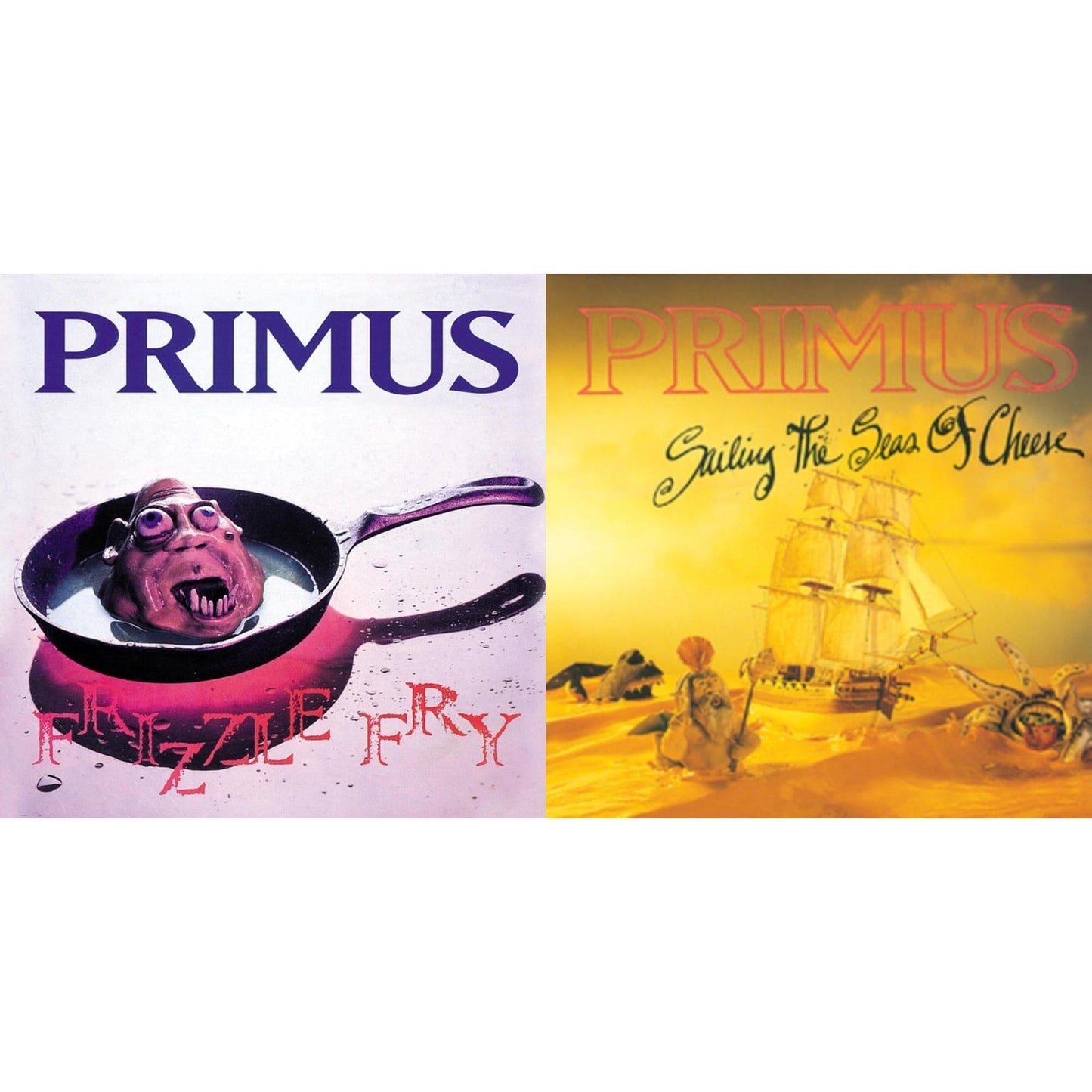Primus - Frizzle Fry & Sailing Seas Of Cheese - LP Vinyl Bundle