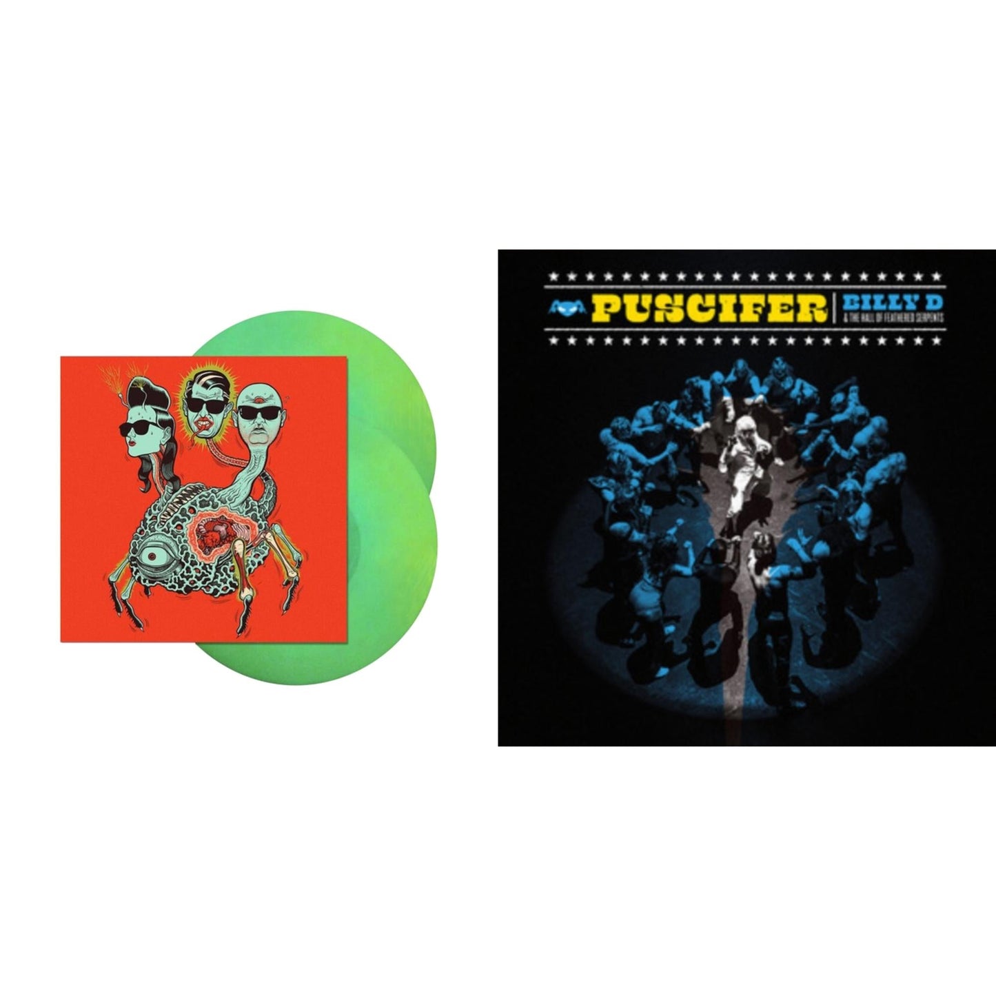 Puscifer - Billy D: Money Shot Live In Its Entirety (2LP) & Global Probing Live (2LP/Glow-In-The-Dark Vinyl)
