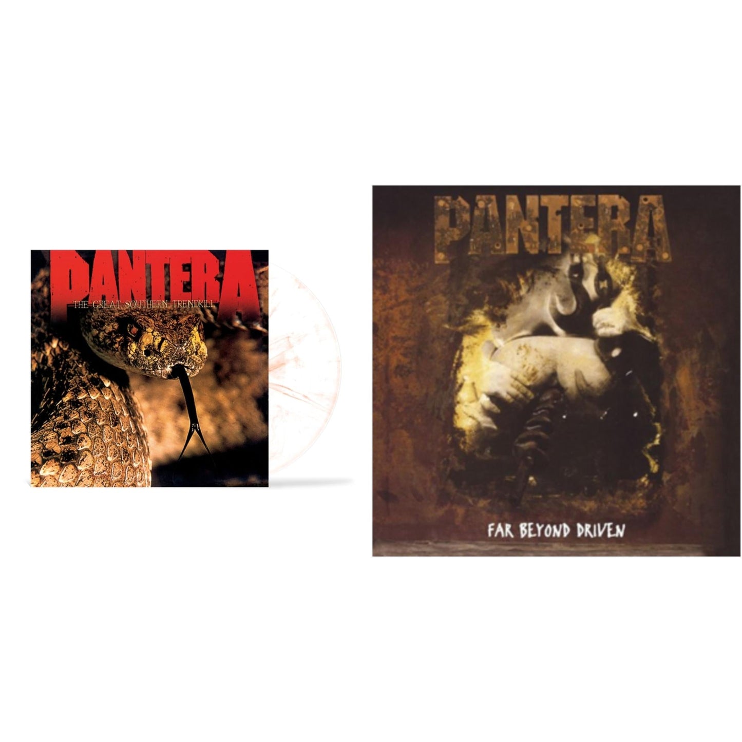 Pantera - Great Southern Trendkill (Marbled Orange LP Vinyl) (I) & Far Beyond Driven