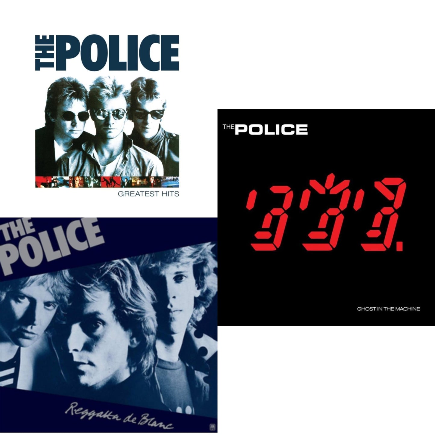 Police - Greatest Hits (2LP) & Reggatta De Blanc & Ghost In The Machine