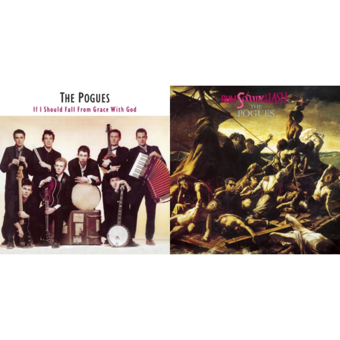 Pogues - If I Should Fall From Grace With God (180G) & Rum Sodomy &The Lash (180G) - LP Vinyl Bundle