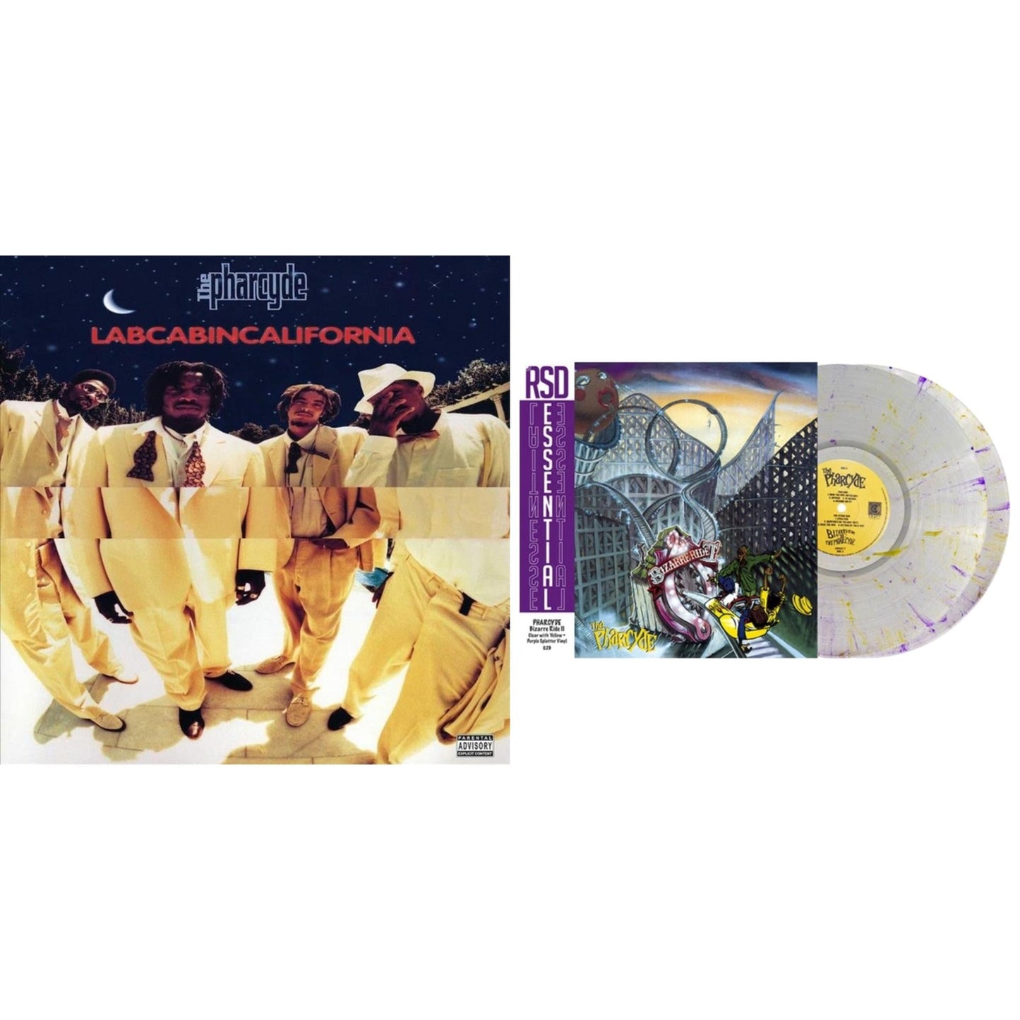 Pharcyde - Labcabincalifornia (2 LP) & Bizarre Ride Ii The Pharcyde (2LP/Clear W/ Purple & Yellow Splatter Vinyl) (Rsd Essential)