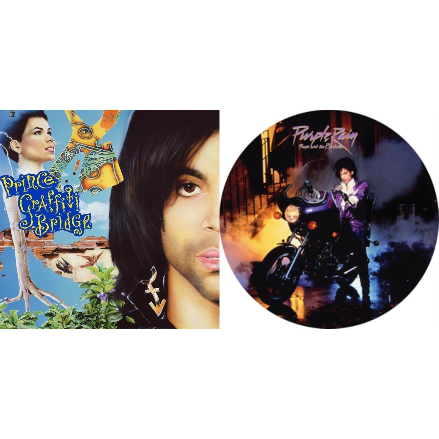 Prince - Purple Rain Ost (Picture Disc) & Music From Graffiti Bridge (X) (2LP)