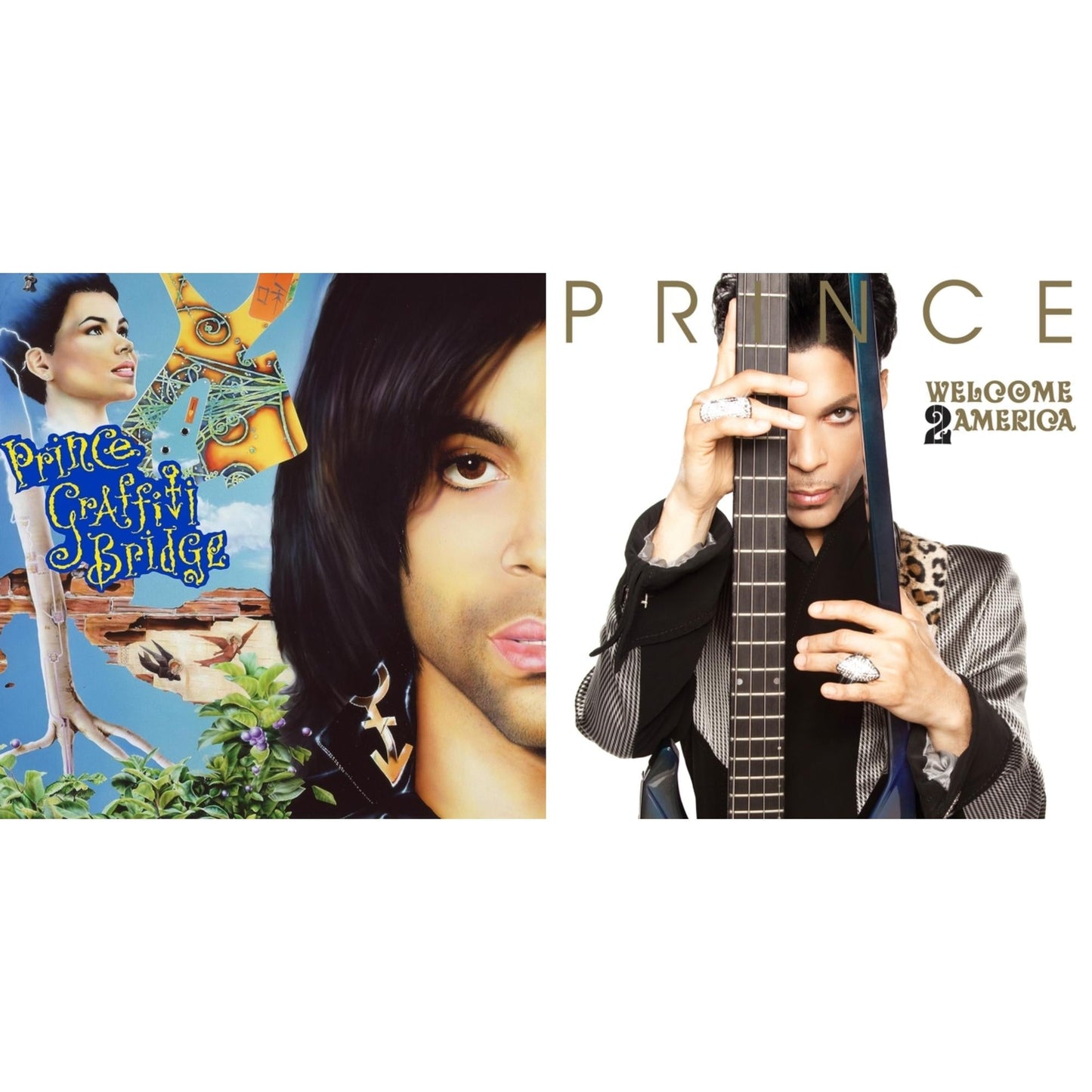 Prince - Welcome 2 America (Deluxe/2LP/CD/Blu-Ray) & Music From Graffiti Bridge (X) (2LP)
