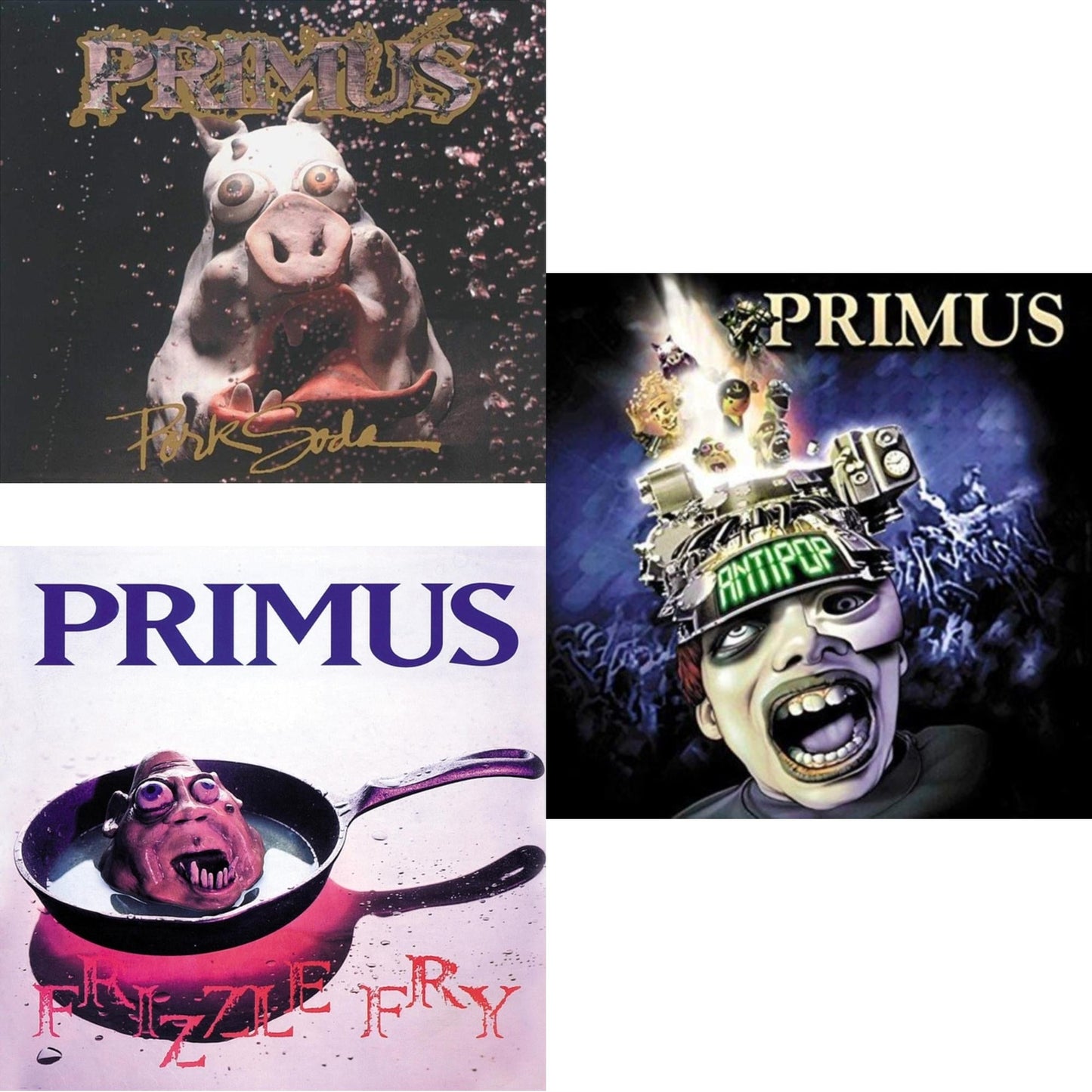 Primus - Pork Soda (2 LP) & Frizzle Fry & Antipop (2 LP)