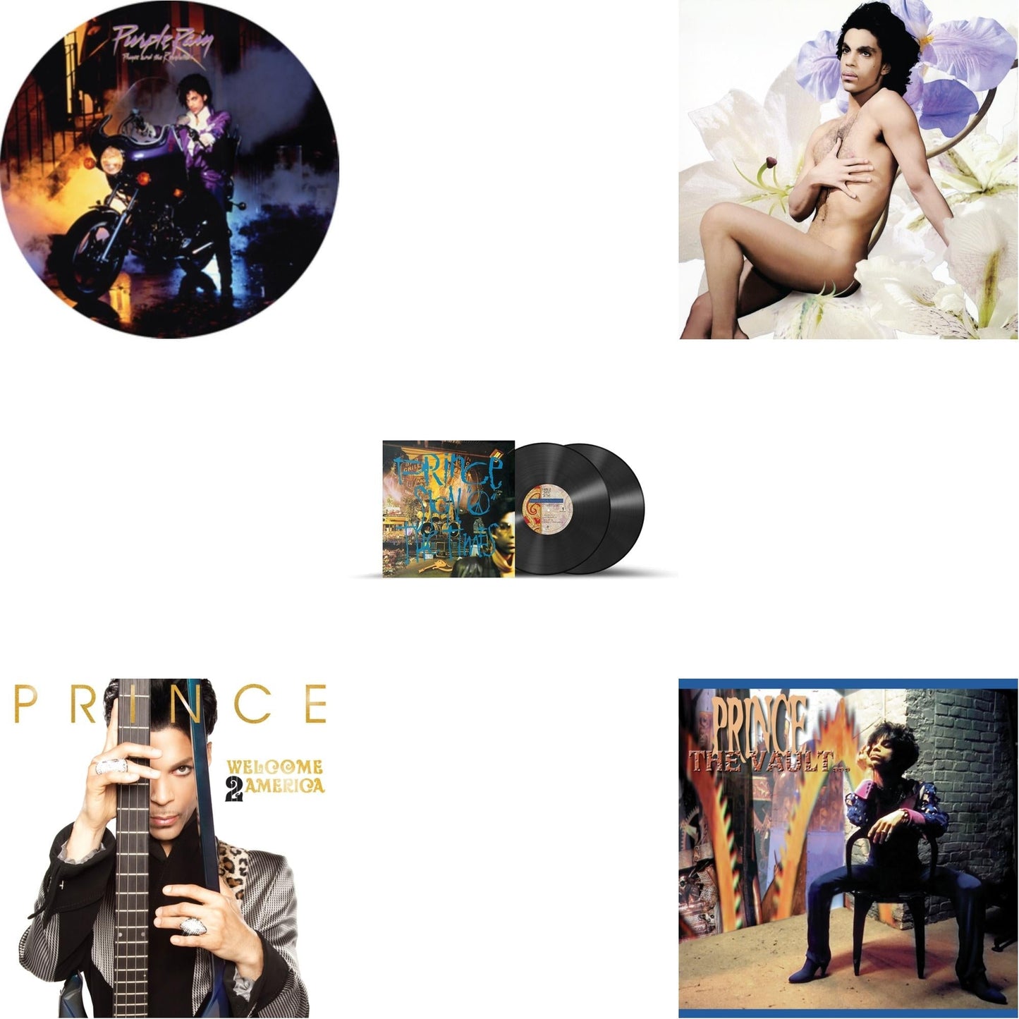 Prince - Purple Rain Ost (Picture Disc) & Welcome 2 America (2LP) & Sign O’ The Times & Lovesexy & Vault - Old Friends 4 Sale