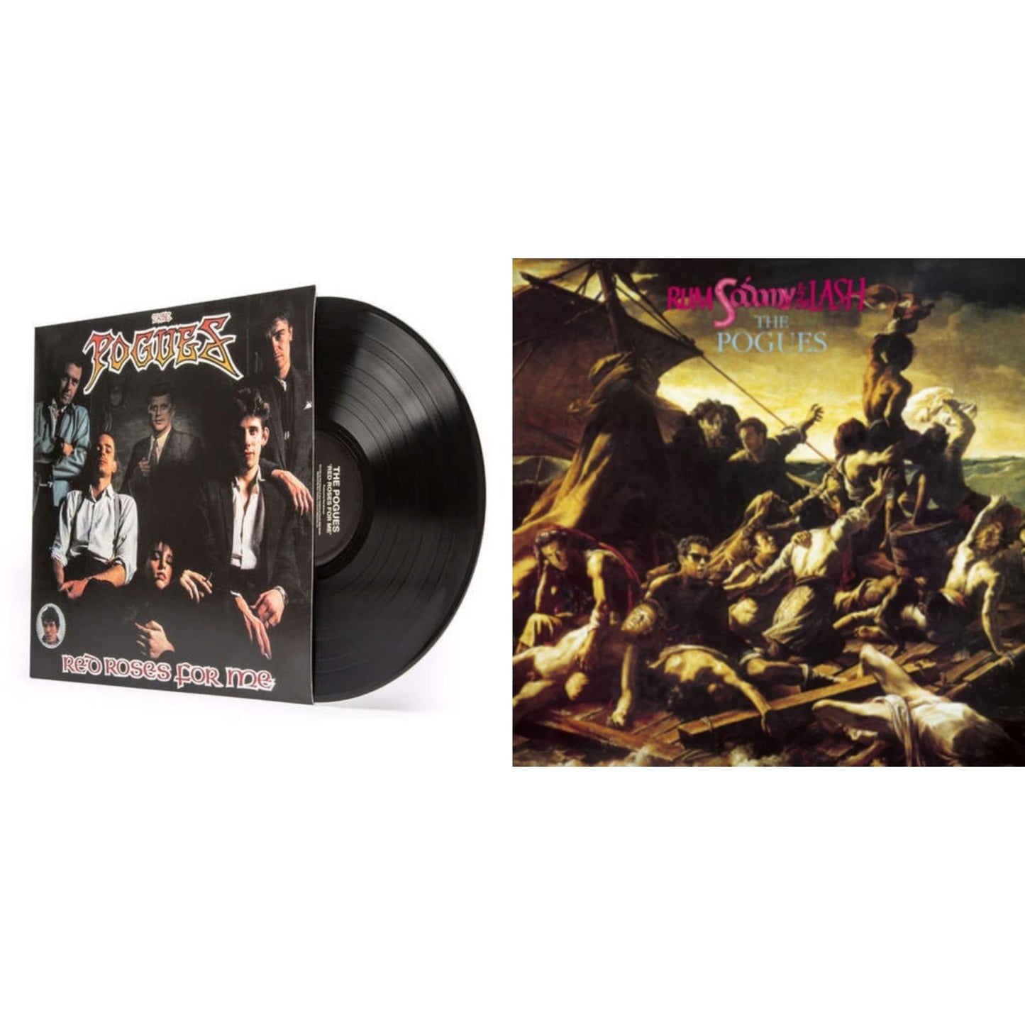 Pogues - Rum Sodomy &The Lash (180G) & Red Roses For Me - LP Vinyl Bundle