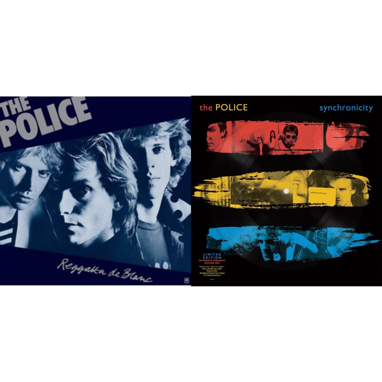 Police - Reggatta De Blanc & Synchronicity (Picture Disc) - LP Vinyl Bundle