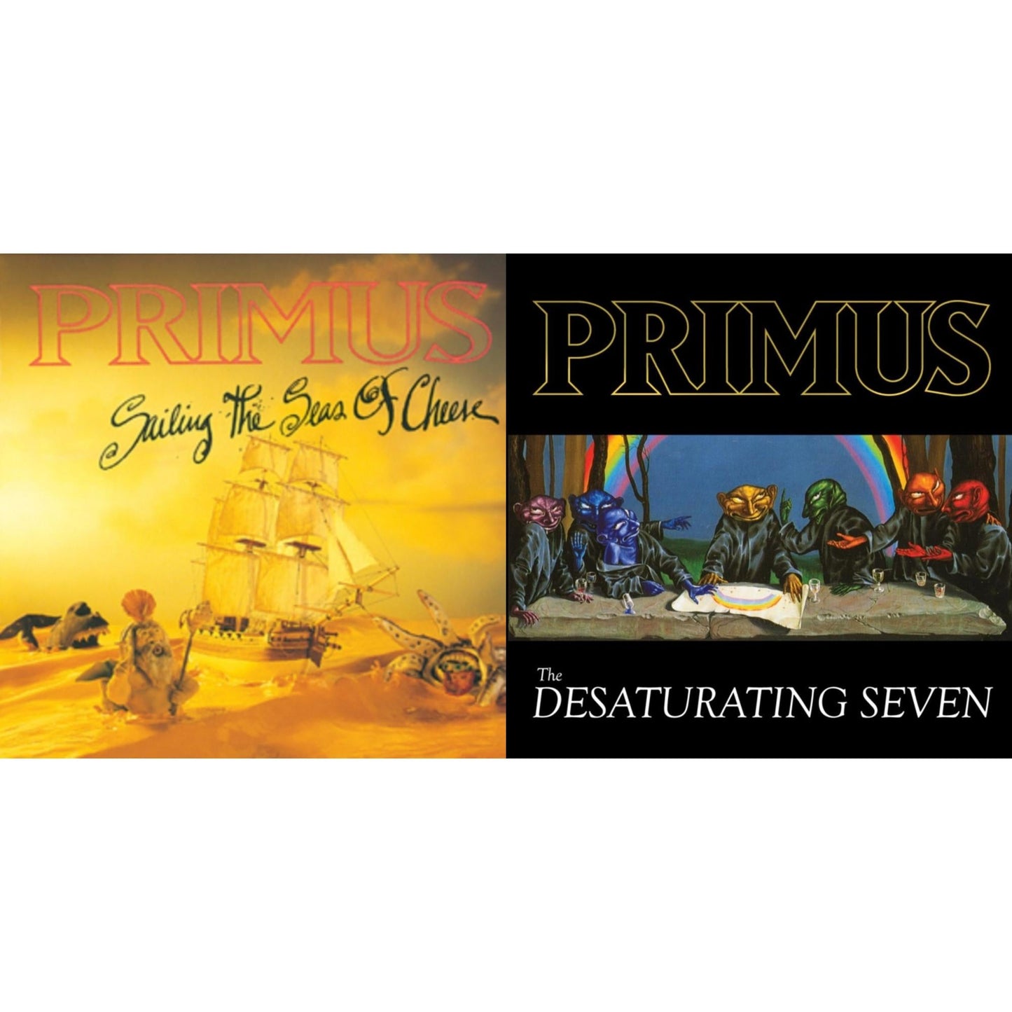 Primus - Sailing Seas Of Cheese & Desaturating Seven (7Th Anniversary) (Midnight Rainbow Splatter LP Vinyl)