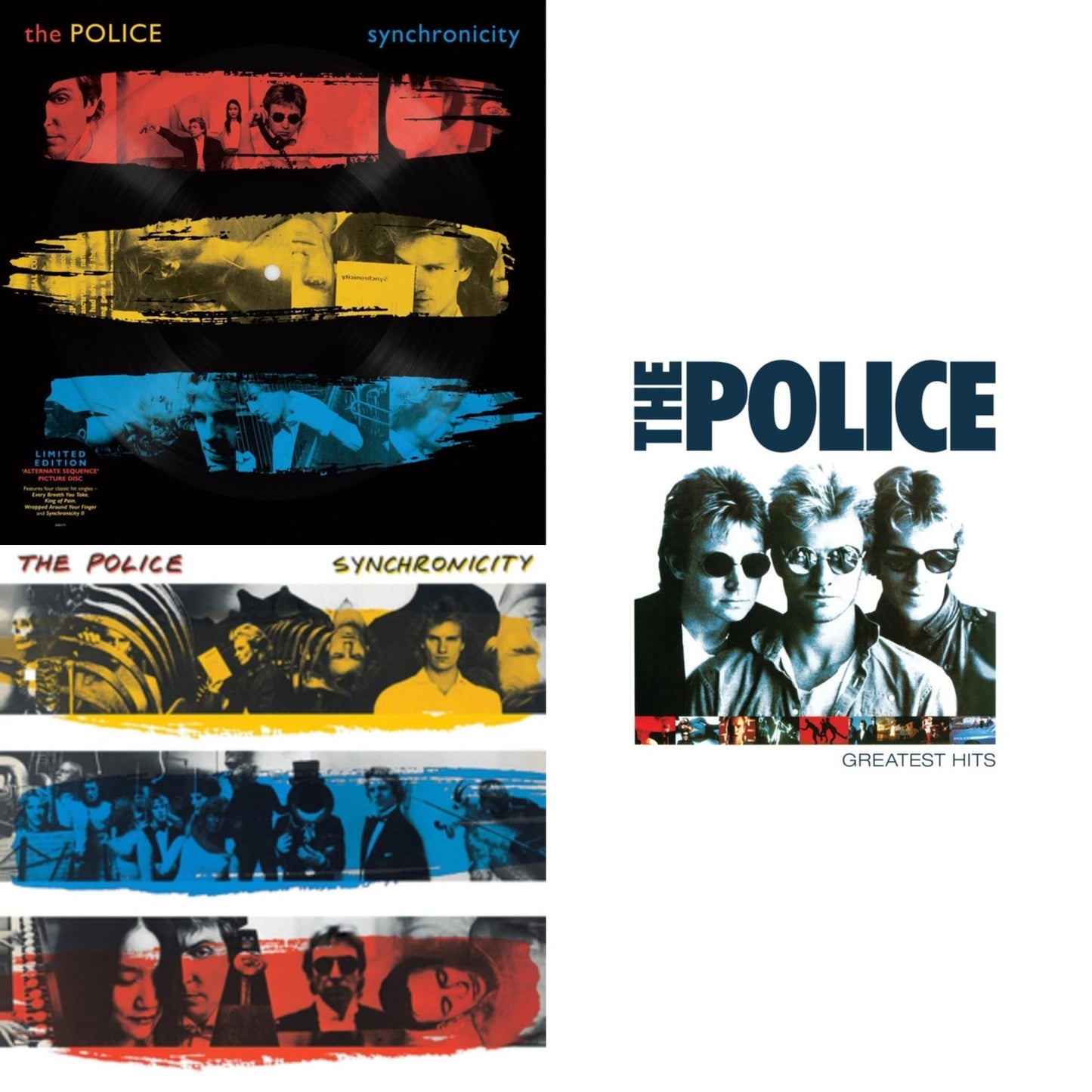 Police - Synchronicity (Picture Disc) & Synchronicity & Greatest Hits (2LP)
