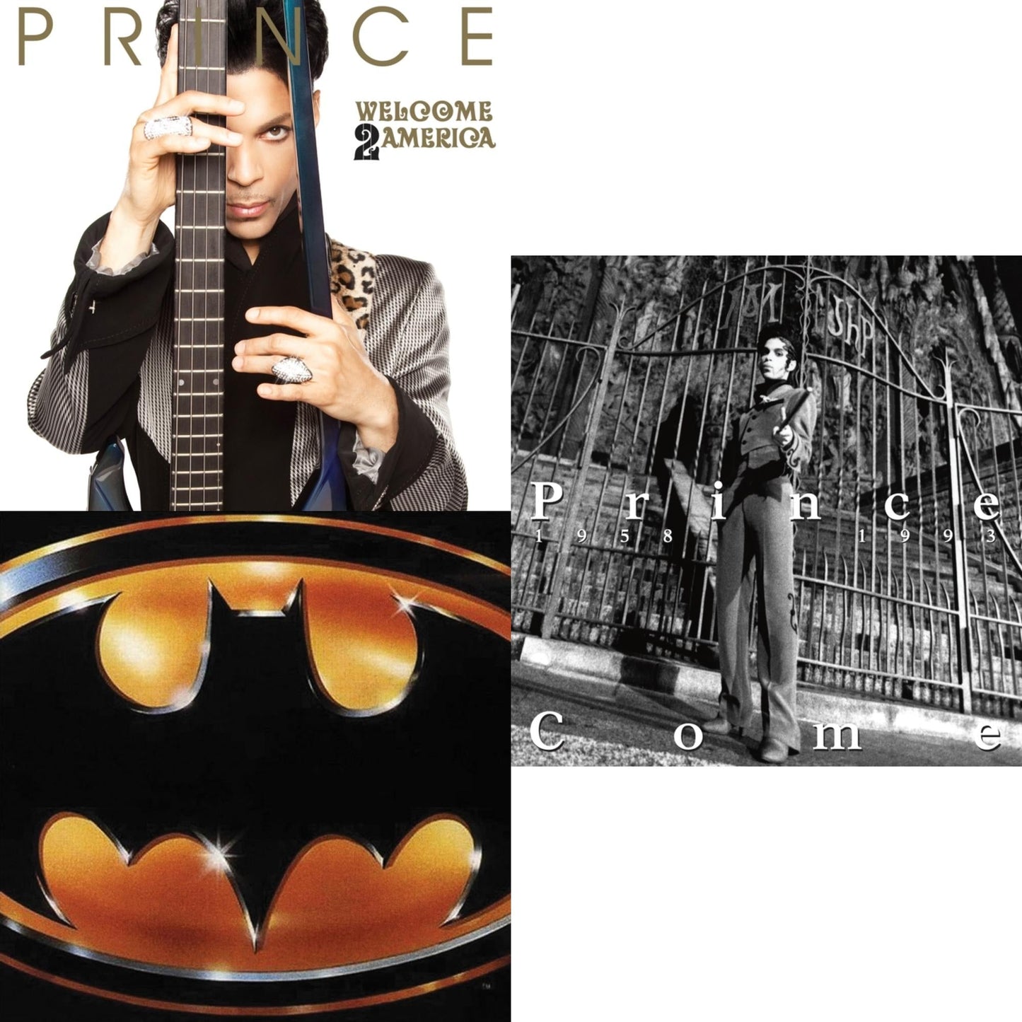 Prince - Welcome 2 America (Deluxe/2LP/CD/Blu-Ray) & Batman Ost & Come