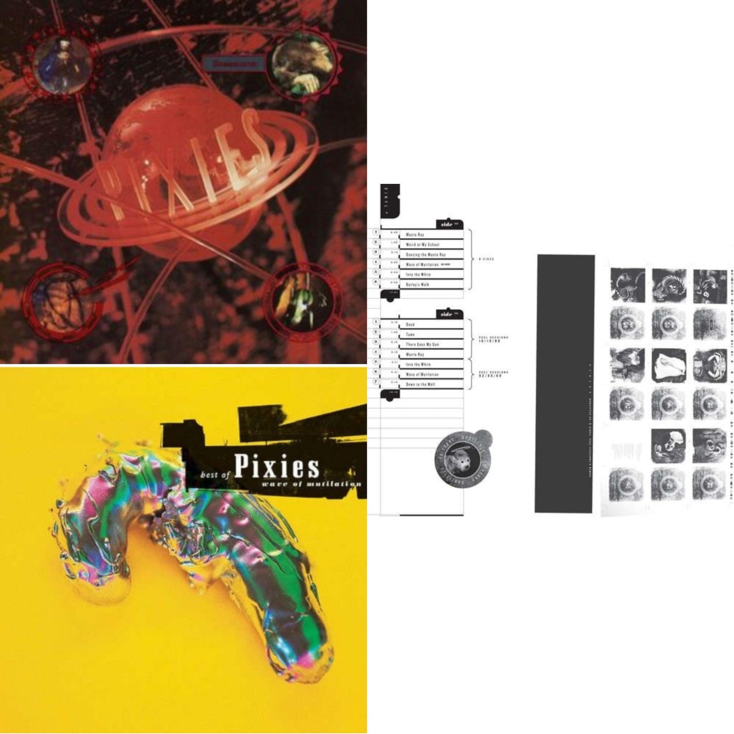 Pixies - Bossanova & Wave Of Mutilation: Best Of Pixies & Doolittle 25: B-Sides, Peel Sessions And Demos - LP Vinyl Bundle