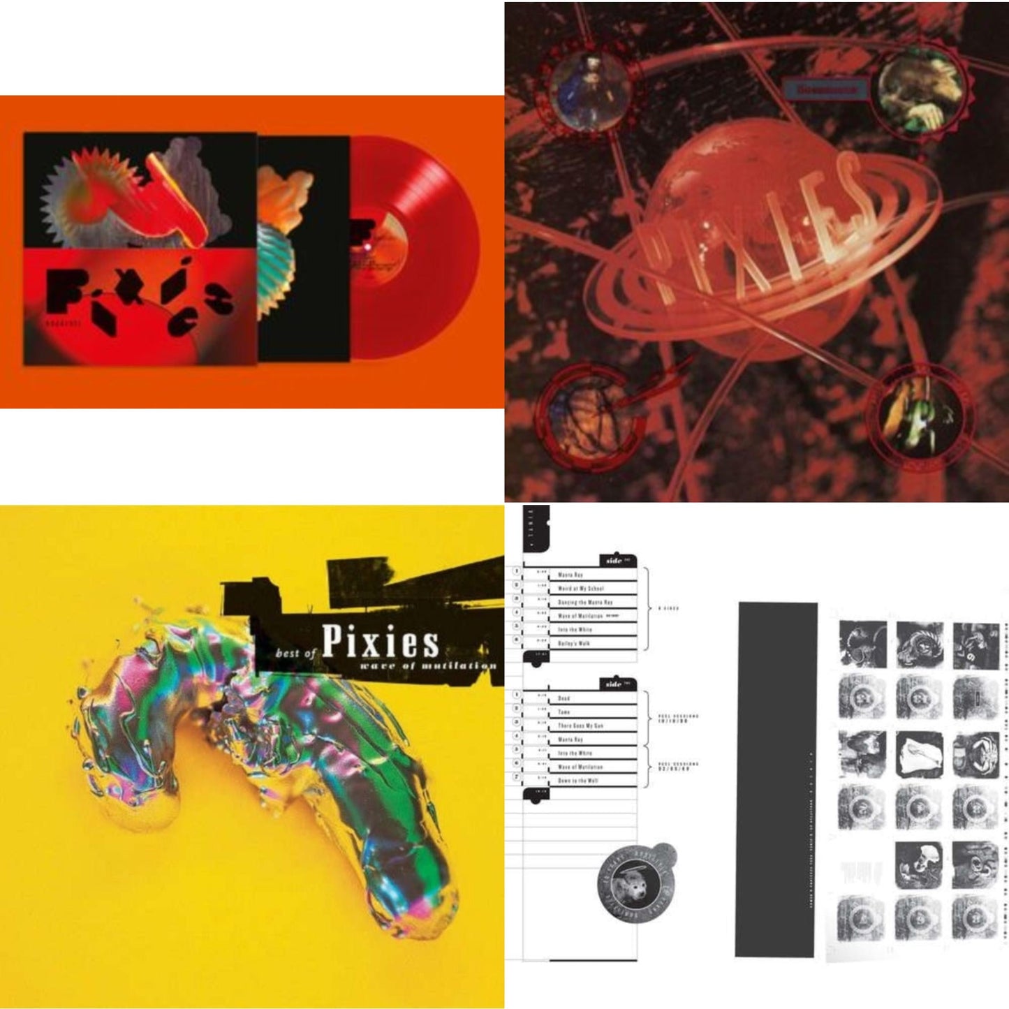 Pixies - Doggerel & Bossanova & Wave Of Mutilation: Best Of Pixies & Doolittle 25: B-Sides, Peel Sessions And Demos - LP Vinyl Bundle