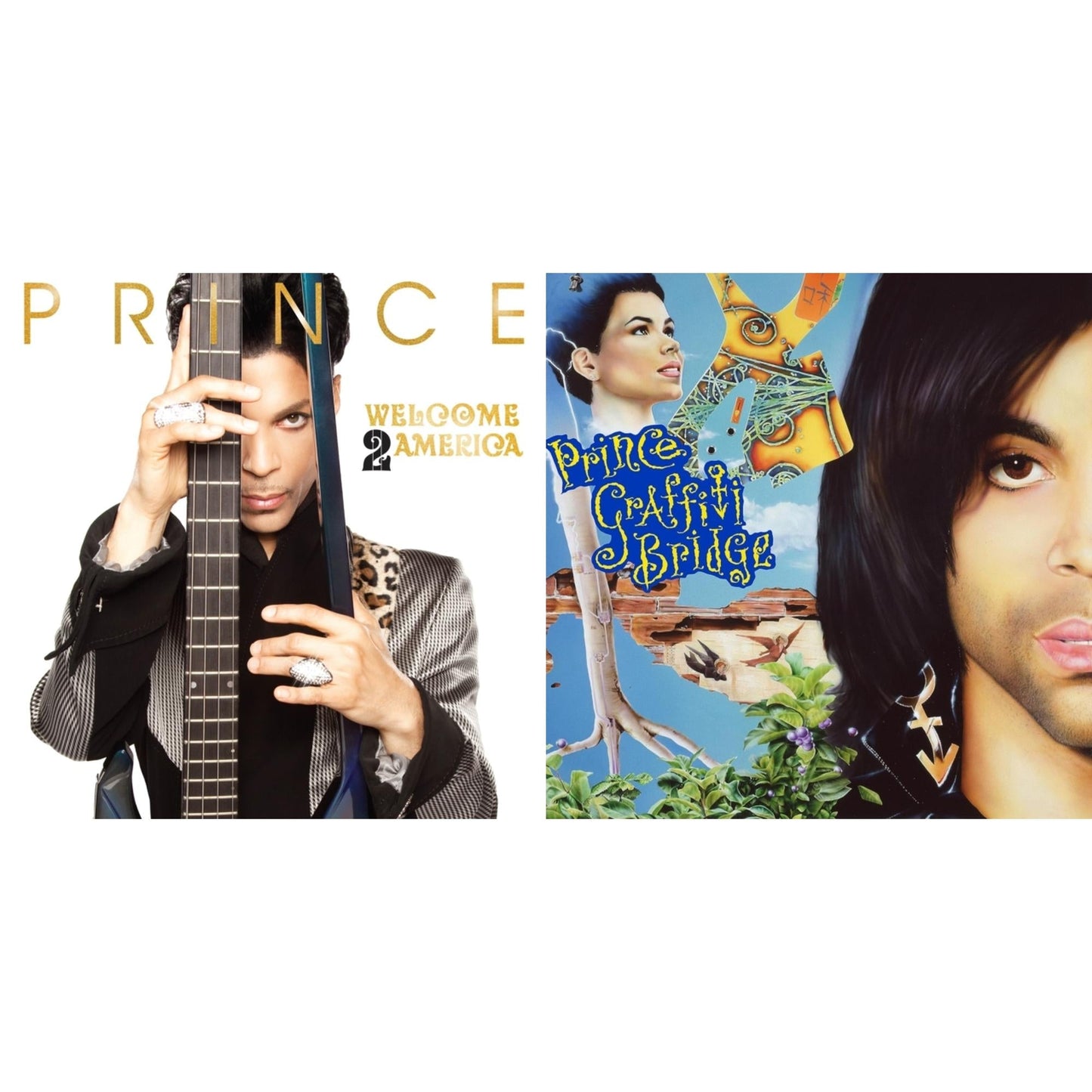 Prince - Welcome 2 America (2LP) & Music From Graffiti Bridge (X) (2LP)