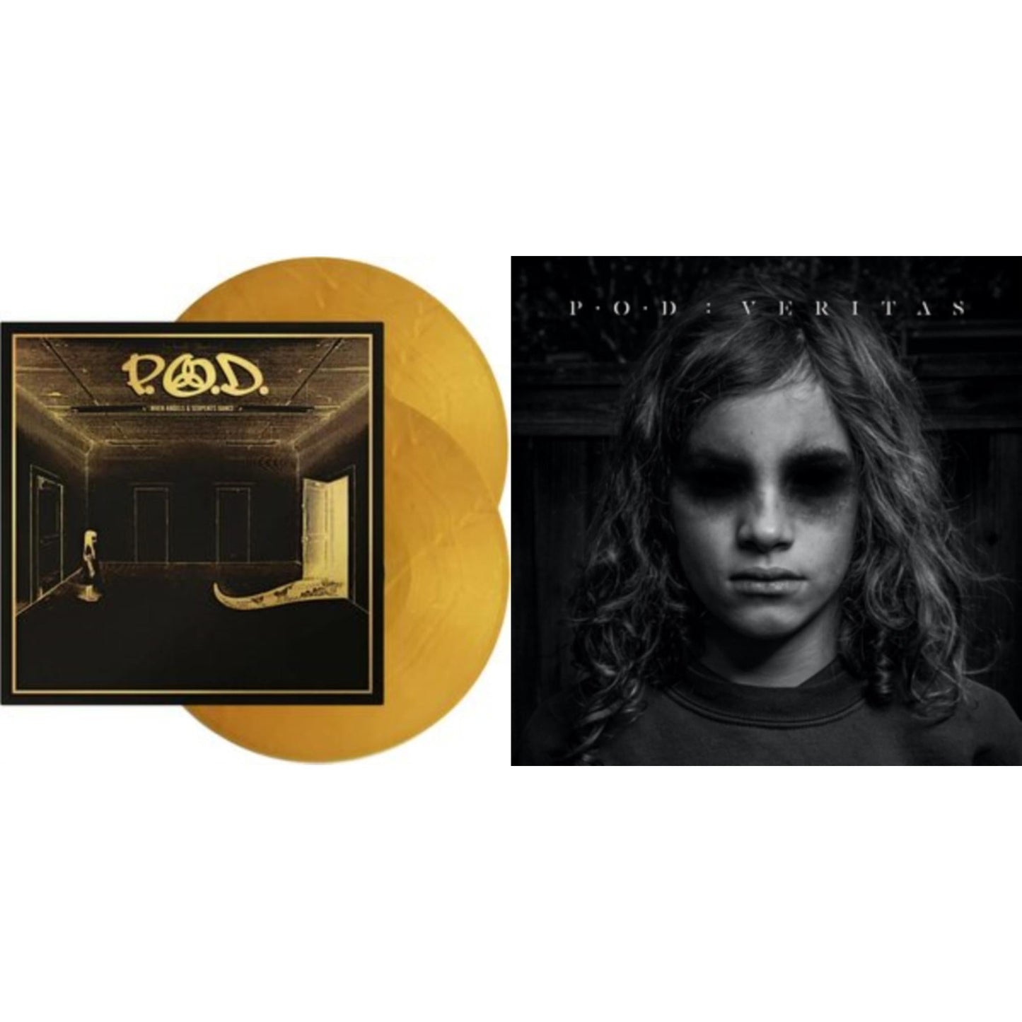 P.O.D. - When Angels & Serpents Dance (Gold LP Vinyl) & Veritas (Clear LP Vinyl)