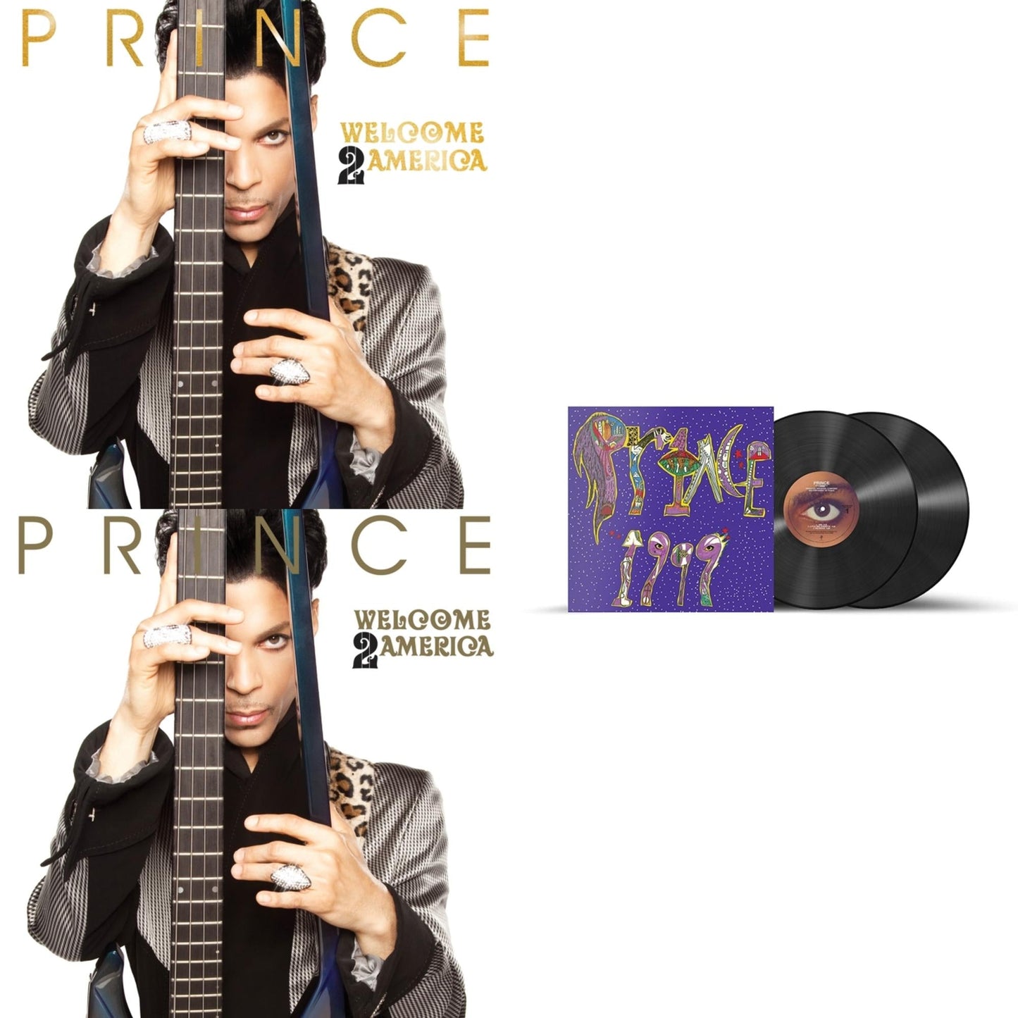 Prince - Welcome 2 America (2LP) & 1999 (X) & Welcome 2 America (Deluxe/2LP/CD/Blu-Ray)