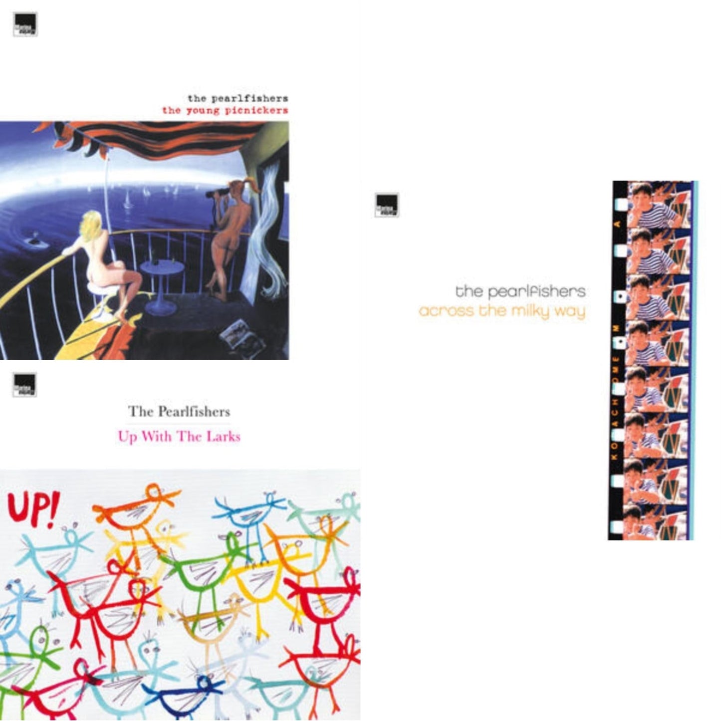 Pearlfishers - Across The Milky Way & Young Picnickers & Up With The Larks - LP Vinyl Bundle