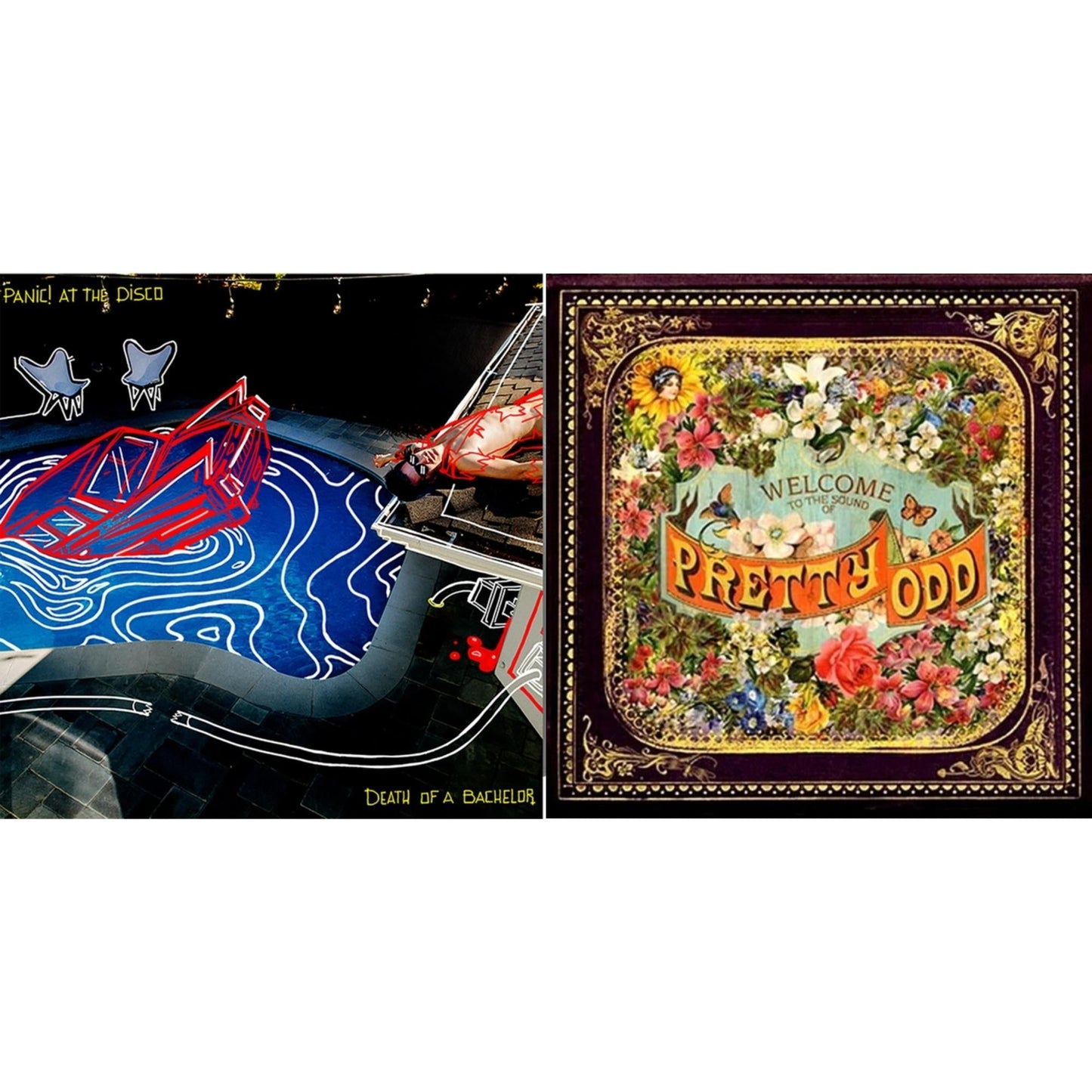 Panic! At The Disco - Death Of A Bachelor (Fbr 25Th Anniversary/Silver LP Vinyl) & Pretty Odd