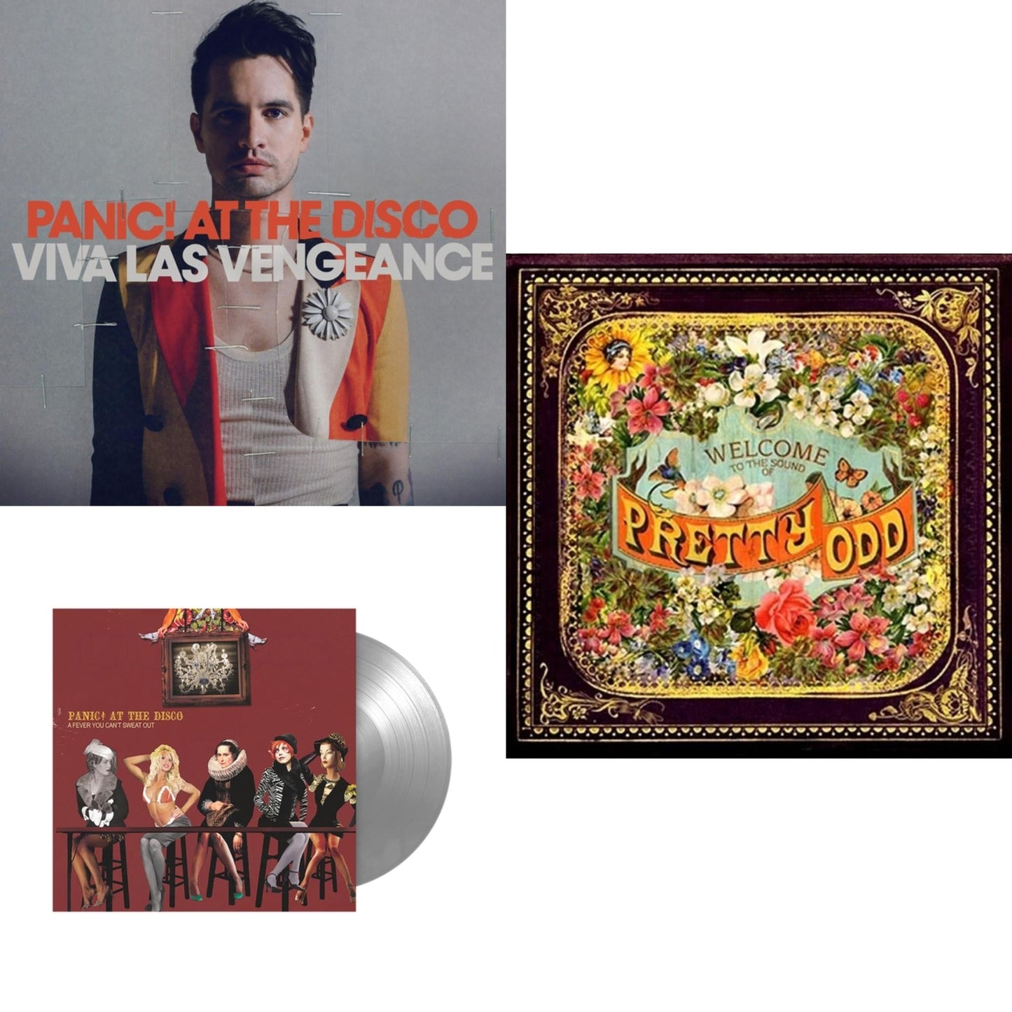 Panic! At The Disco - Viva Las Vengeance & Fever You Can't Sweat Out (Fbr 25Th Anniversary Edition/Silver LP Vinyl) & Pretty Odd
