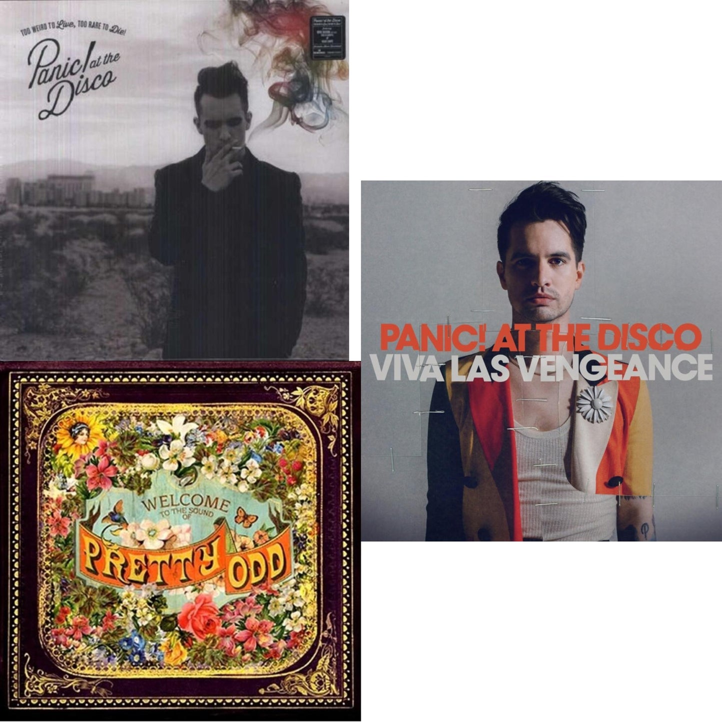 Panic! At The Disco - Viva Las Vengeance & Too Weird To Live Too Rare To Die & Pretty Odd - LP Vinyl Bundle
