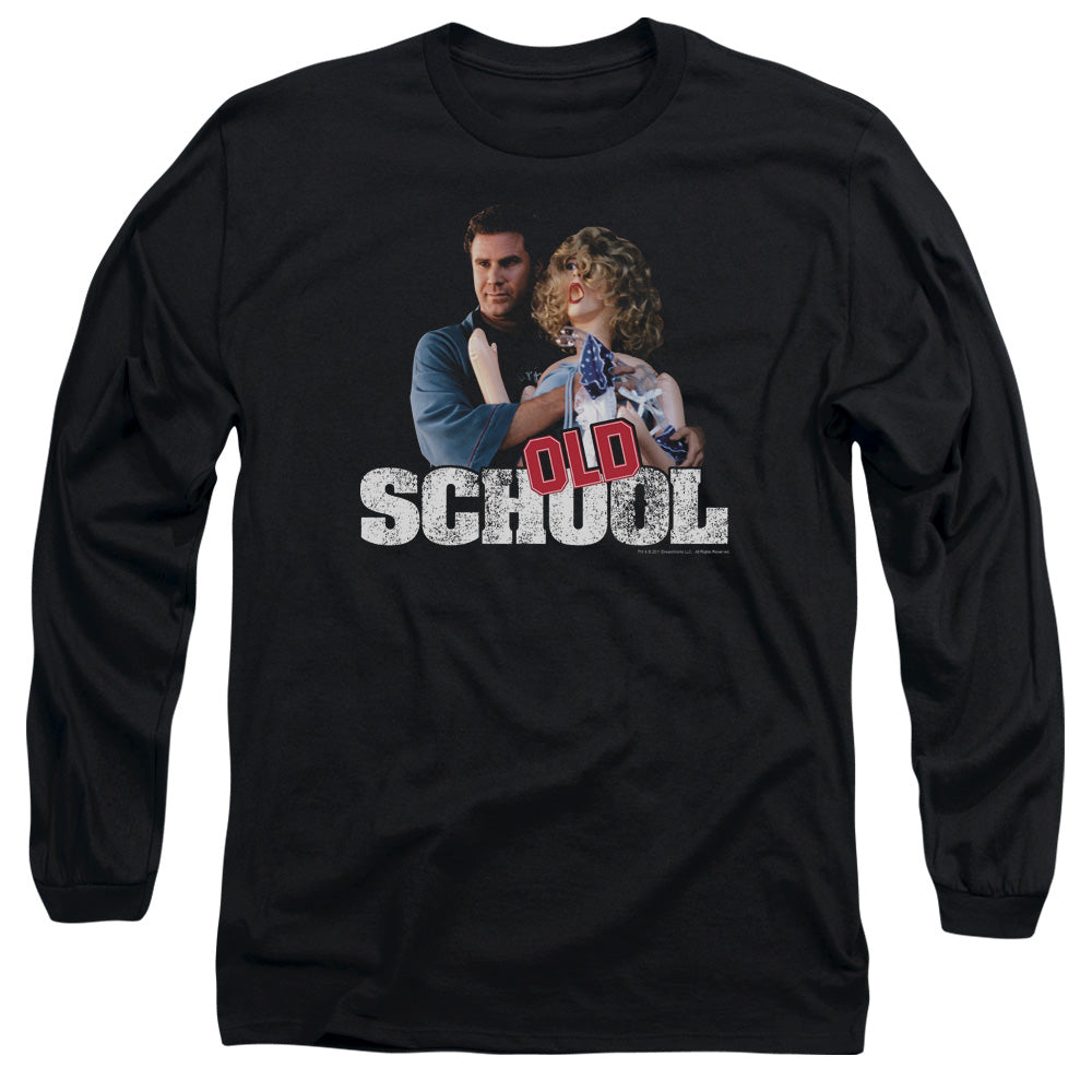 Old School Frank And Friend Mens Long Sleeve Shirt Black Officially Licensed