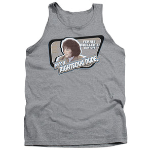 Ferris Bueller Grace Mens Tank Top Shirt Athletic Heather