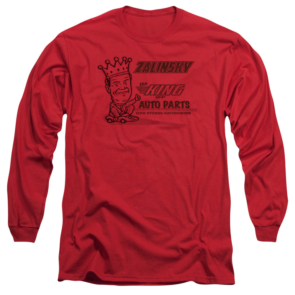 Tommy Boy Zalinsky Auto Mens Long Sleeve Shirt Red Officially Licensed