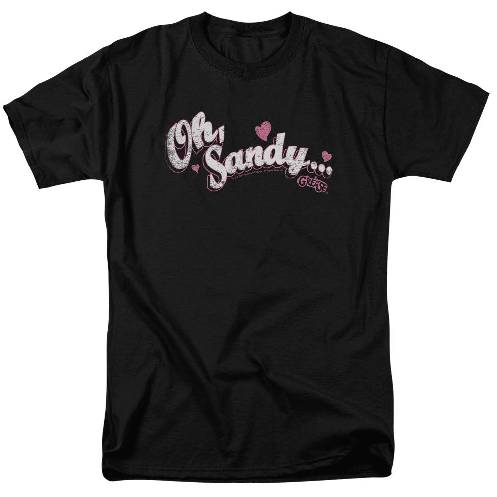 Grease Oh Sandy Mens T Shirt Black