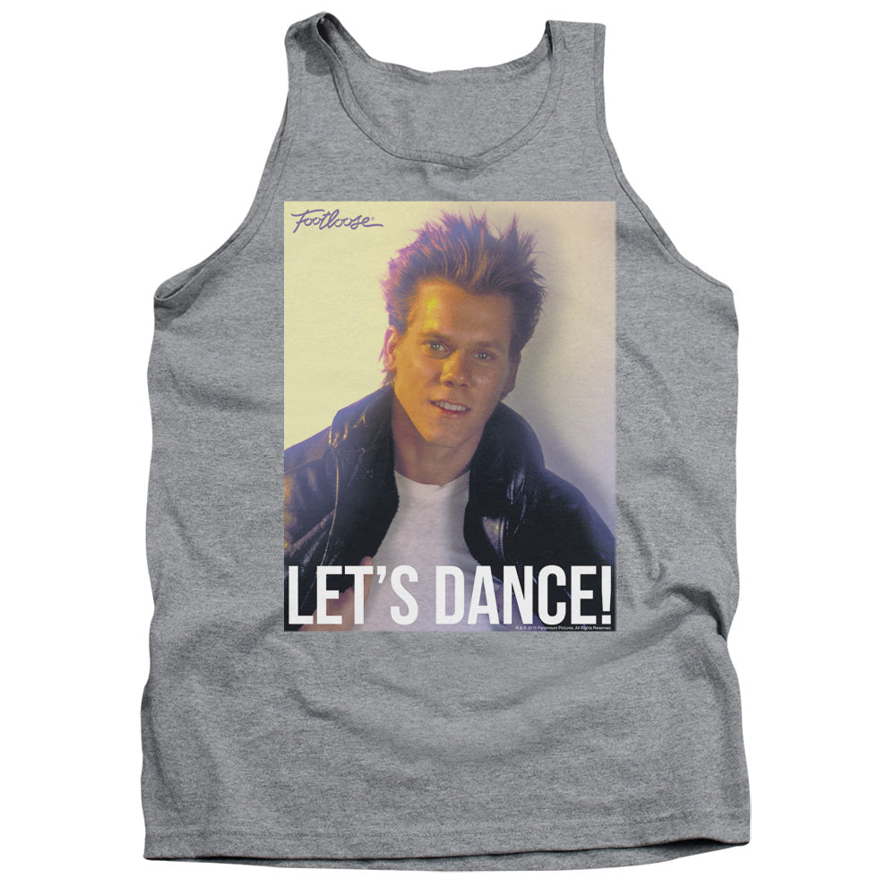 Footloose Lets Dance Mens Tank Top Shirt Athletic Heather Officially Licensed