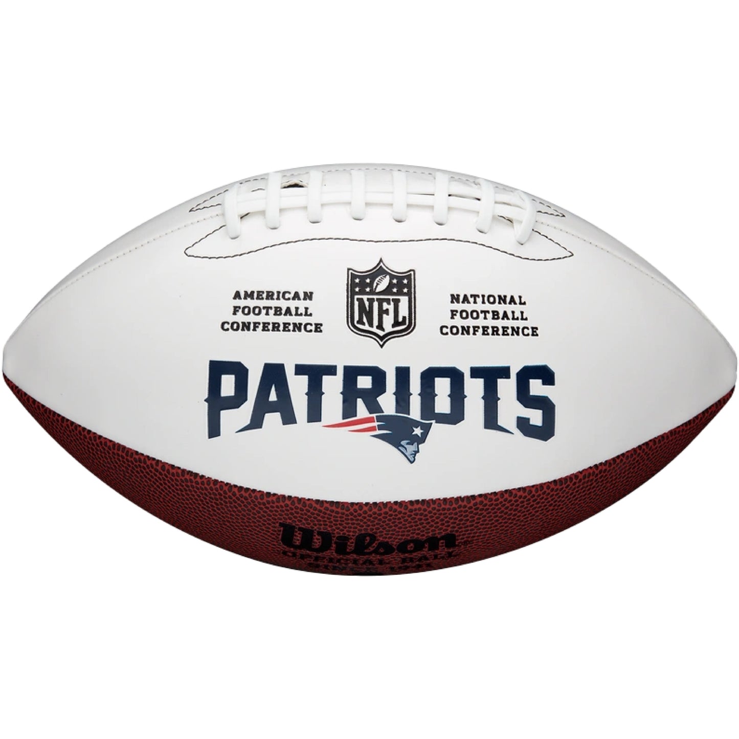 New England Patriots Embroidered Logo Signature Series Full Size Football
