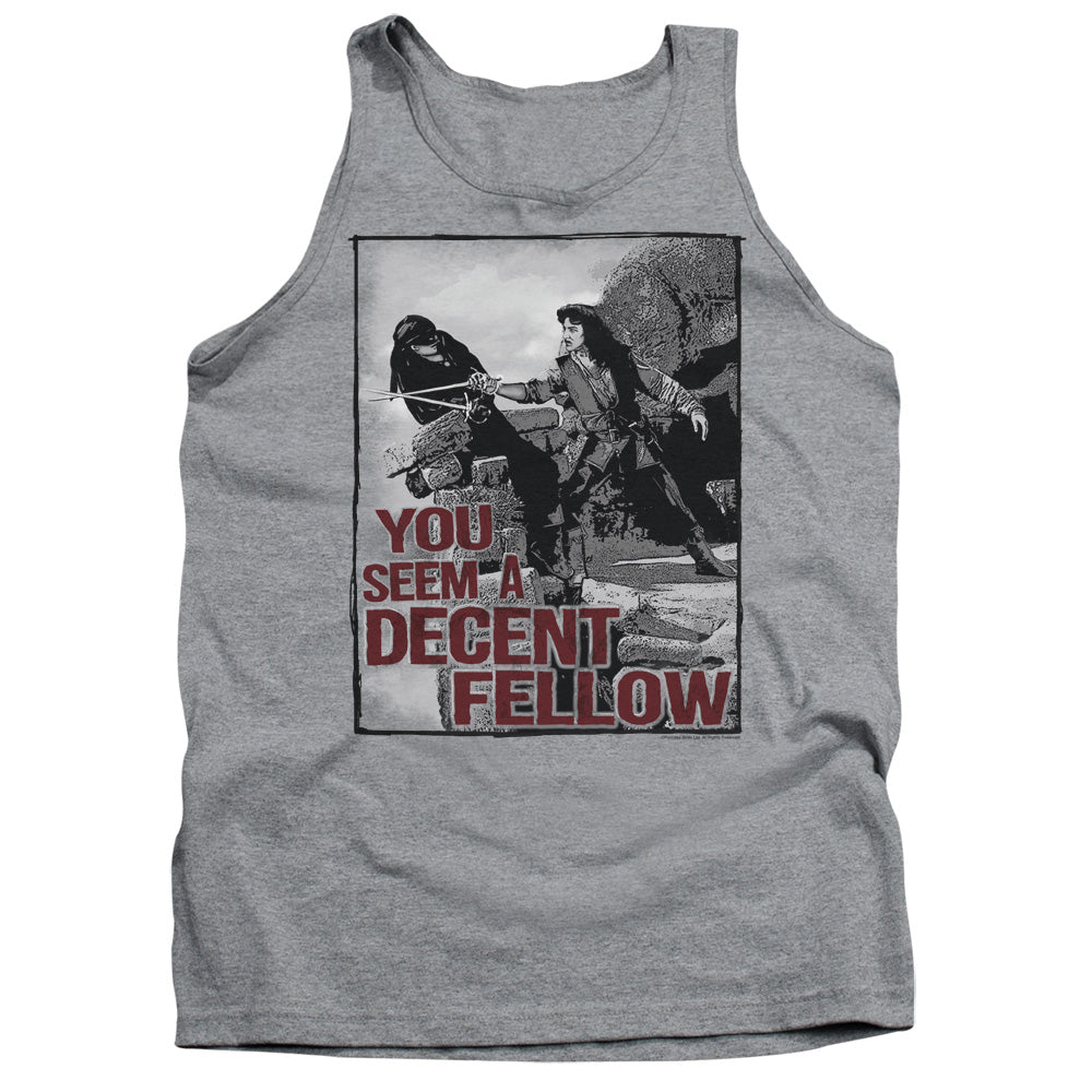 Princess Bride Fellow Mens Tank Top Shirt Athletic Heather Officially Licensed