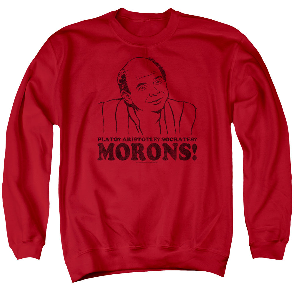 Princess Bride Morons Mens Crewneck Sweatshirt Red Officially Licensed