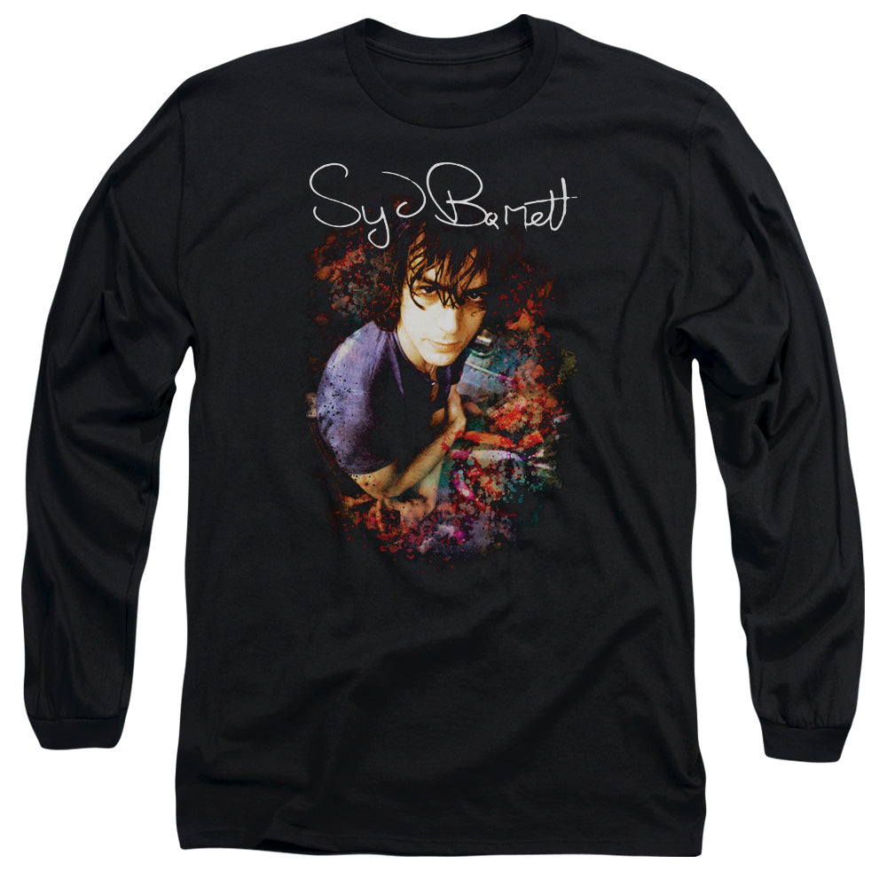 Syd Barrett Madcap Syd Mens Long Sleeve Shirt Black Officially Licensed