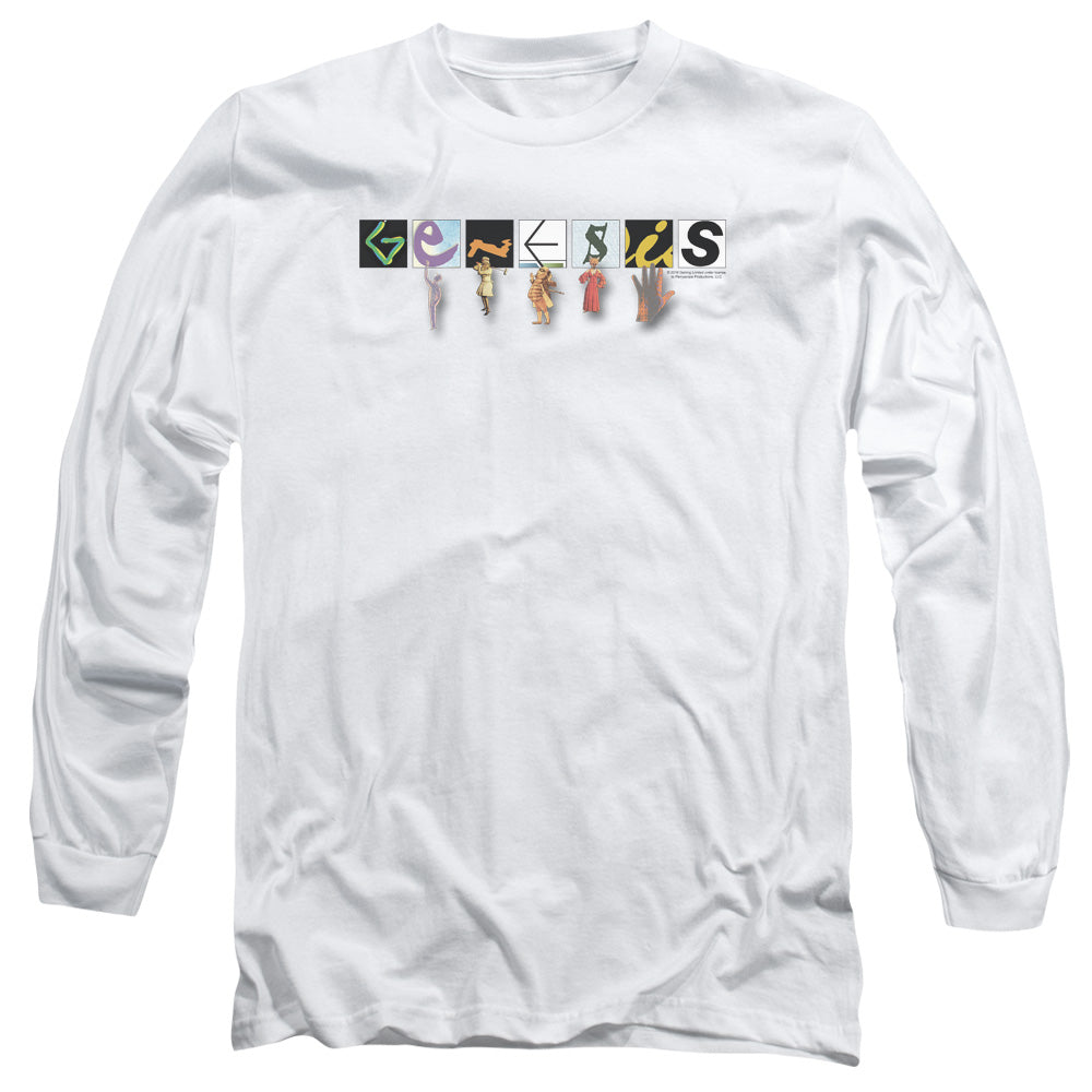 Genesis New Logo Mens Long Sleeve Shirt White Officially Licensed