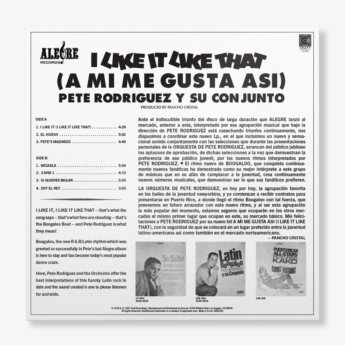 I Like It Like That (180g LP) Vinyl Record