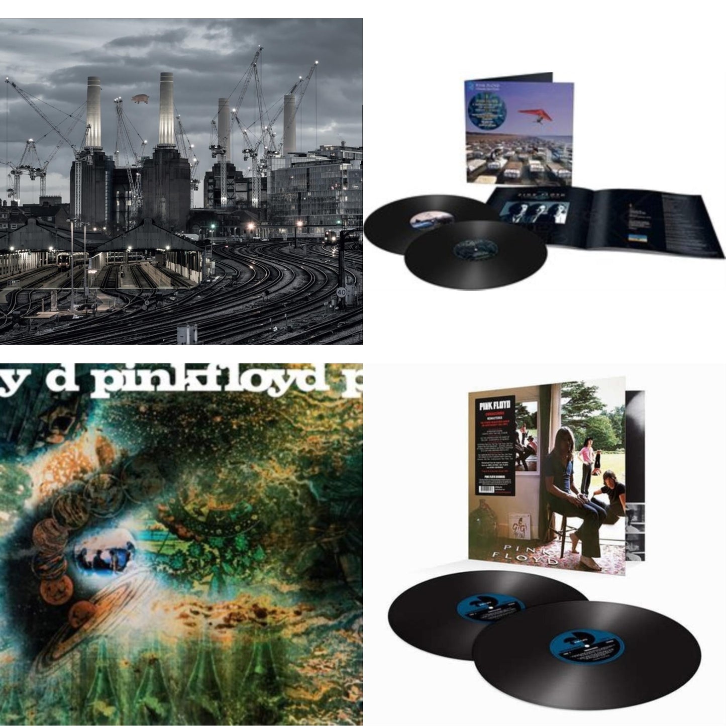 Pink Floyd - Animals (2018 Remix) (180G/LP/CD/Blu-Ray/DVD) & Momentary Lapse Of Reason (Remixed & Updated) (2LP) & Saucerful Of Secrets (Mono/180G) & Ummagumma (2LP/180G/2016 Version/Gatefold)
