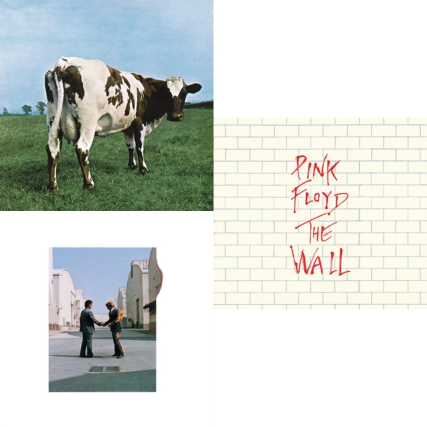 Pink Floyd - Atom Heart Mother & Wish You Were Here & Wall - CD Bundle