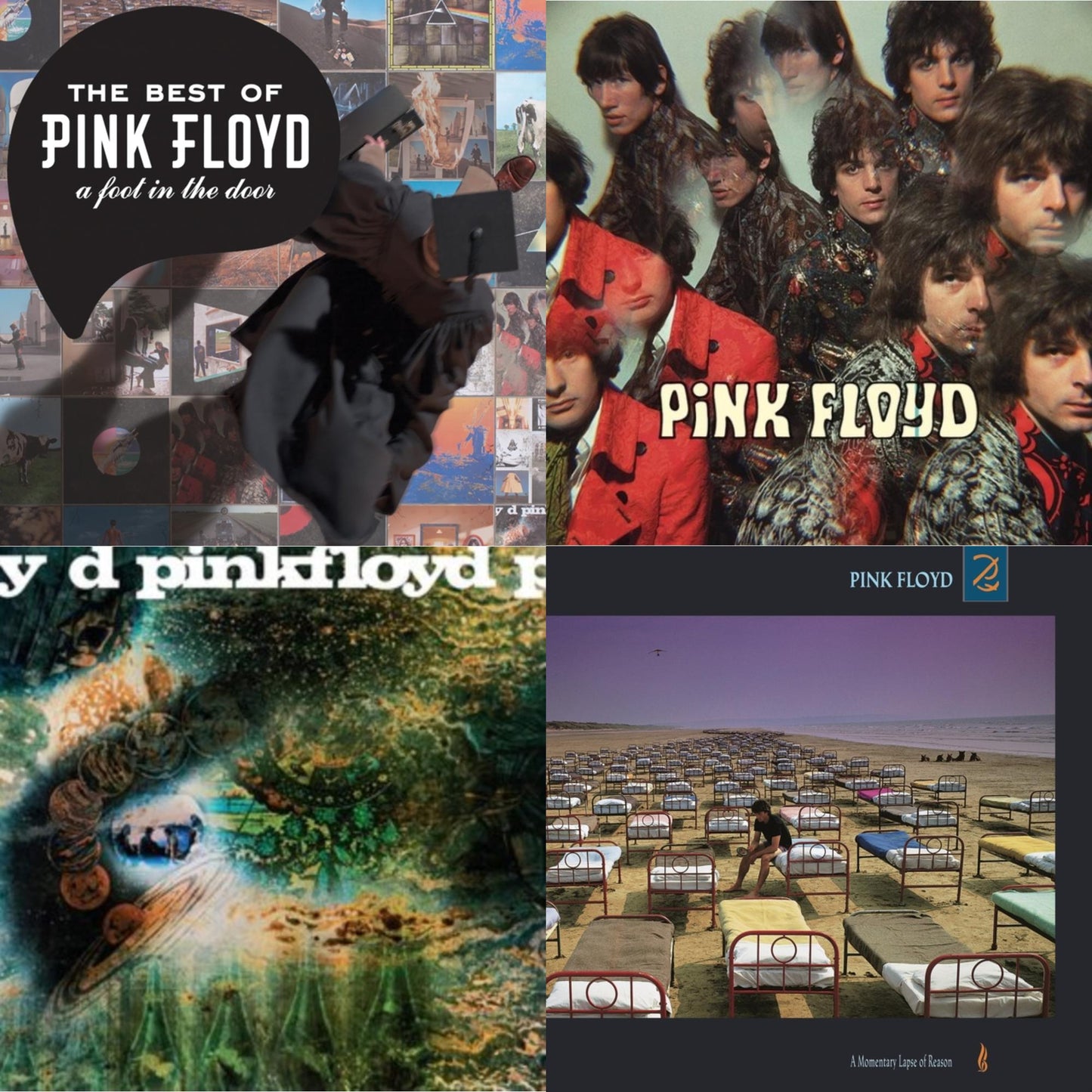 Pink Floyd - Piper At The Gates Of Dawn (Mono Version) & Saucerful Of Secrets (Mono/180G) & Momentary Lapse Of Reason (180G/Gatefold) (2016 Version) & Best Of Pink Floyd: A Foot In Door (2LP/180G Vinyl)