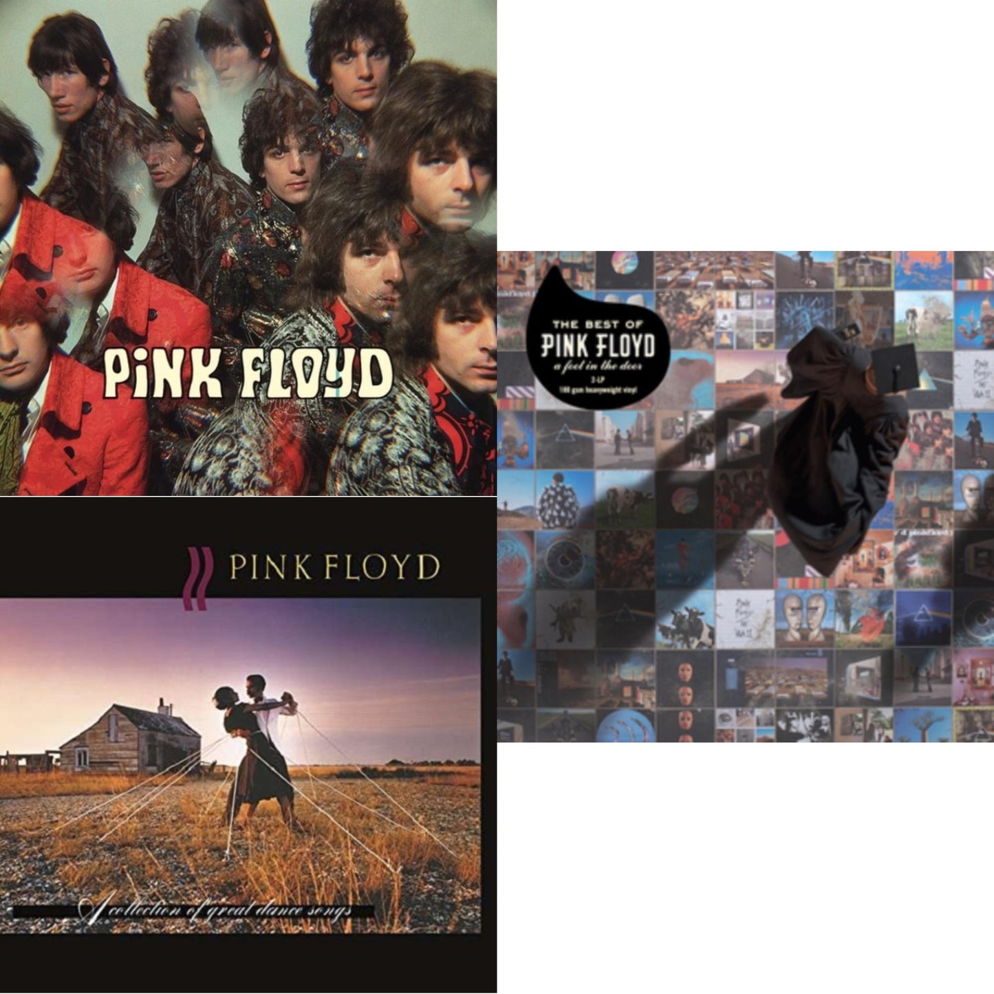 Pink Floyd - Piper At The Gates Of Dawn (Mono Version) & Collection Of Great Dance Songs (180G) & Best Of Pink Floyd: A Foot In Door (2LP/180G Vinyl)