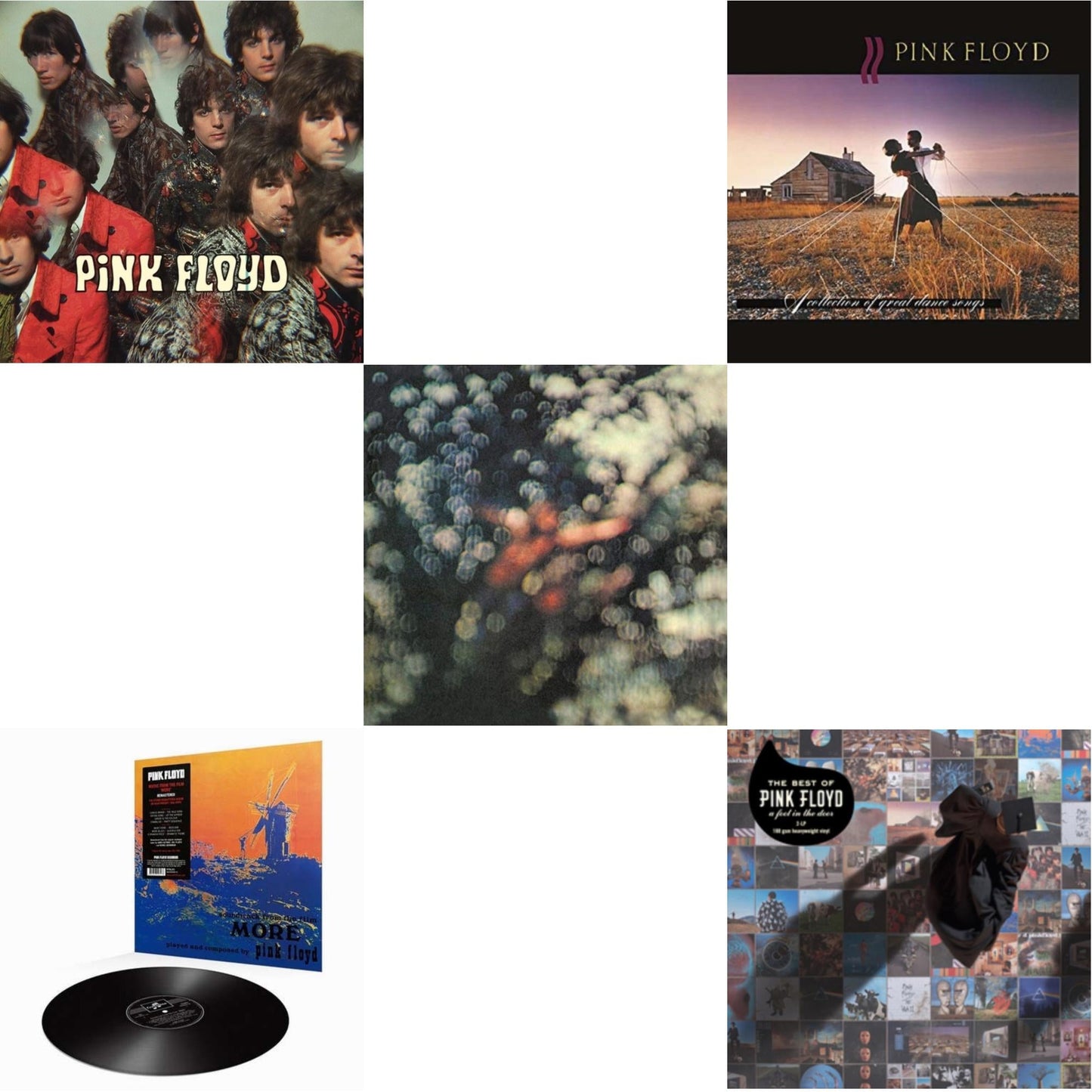 Pink Floyd - Piper At The Gates Of Dawn (Mono Version) & More (180G) & Obscured By Clouds (180G/2016 Version) & Collection Of Great Dance Songs (180G) & Best Of Pink Floyd: A Foot In Door (2LP/180G Vinyl)