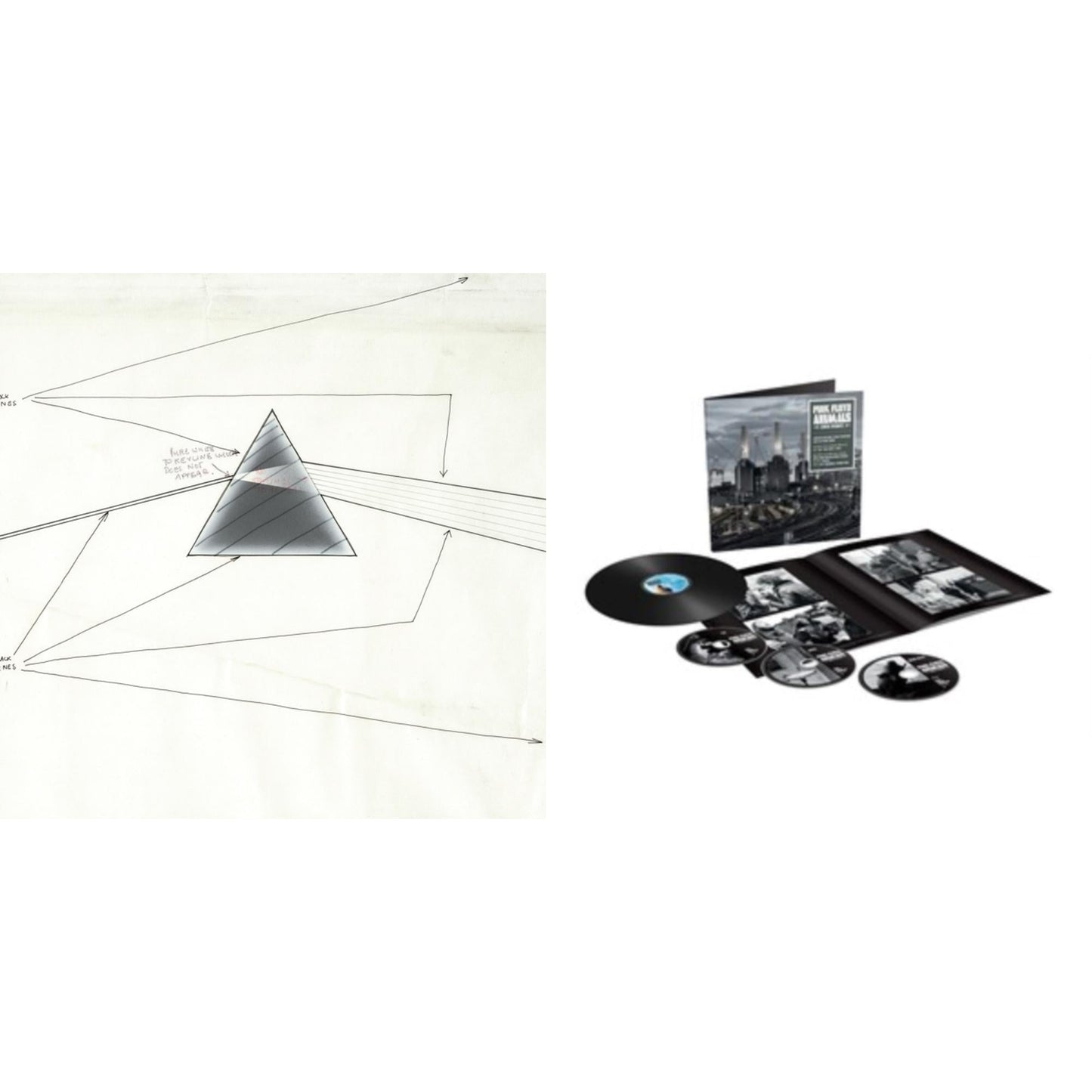 Pink Floyd - Animals (2018 Remix) (LP/CD/DVD/Blu-Ray/180G) & Dark Side Of The Moon Live At Wembley Empire Pool 1974