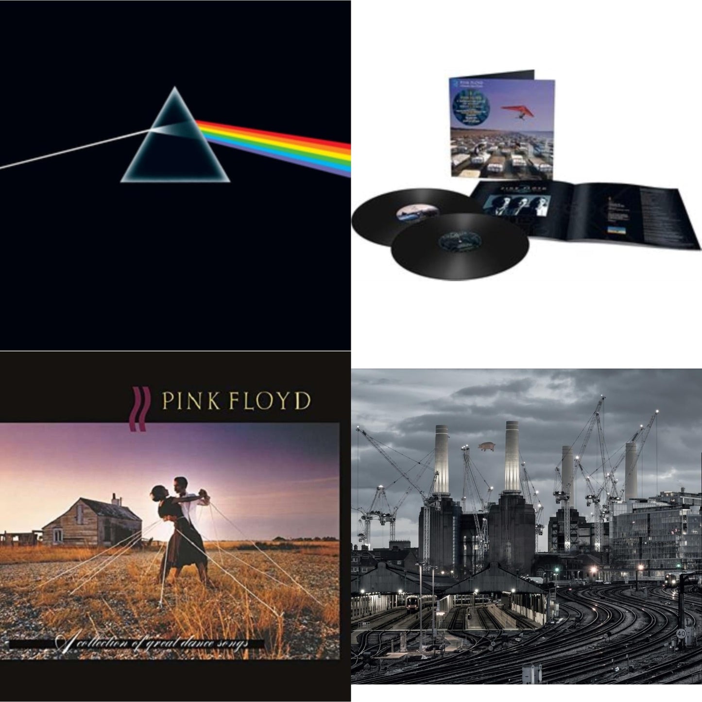 Pink Floyd - Animals (2018 Remix) (180G/LP/CD/Blu-Ray/DVD) & Momentary Lapse Of Reason (Remixed & Updated) (2LP) & Dark Side Of The Moon (50Th Anniversary Remaster) & Collection Of Great Dance Songs (180G)