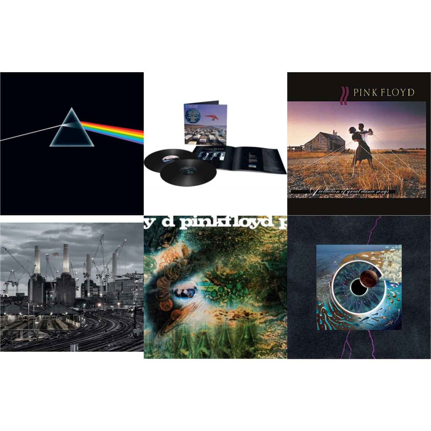Pink Floyd - Animals (2018 Remix) (180G/LP/CD/Blu-Ray/DVD) & Momentary Lapse Of Reason (Remixed & Updated) (2LP) & Saucerful Of Secrets (Mono/180G) & Dark Side Of The Moon (50Th Anniversary Remaster) & Pulse (180G/4LP/52 Pp Book) & Collection Of