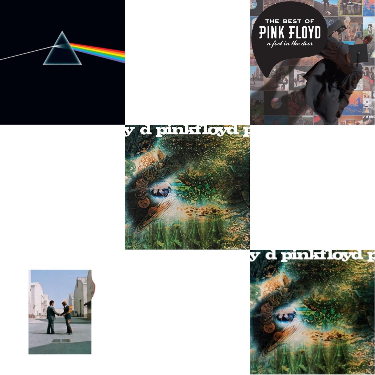 Pink Floyd - Saucerful Of Secrets (Mono/180G) & Dark Side Of The Moon (50Th Anniversary Remaster) & Saucerful Of Secrets (180G) & Wish You Were Here (180G) & Best Of Pink Floyd: A Foot In Door (2LP/180G Vinyl)