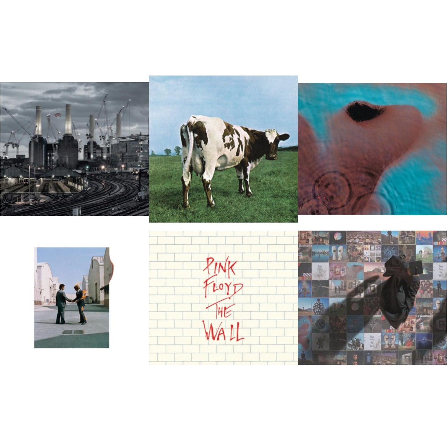 Pink Floyd - Animals (2018 Remix) & Atom Heart Mother & Meddle & Wish You Were Here & Wall & Foot In The Door: Best Of Pink Floyd - CD Bundle