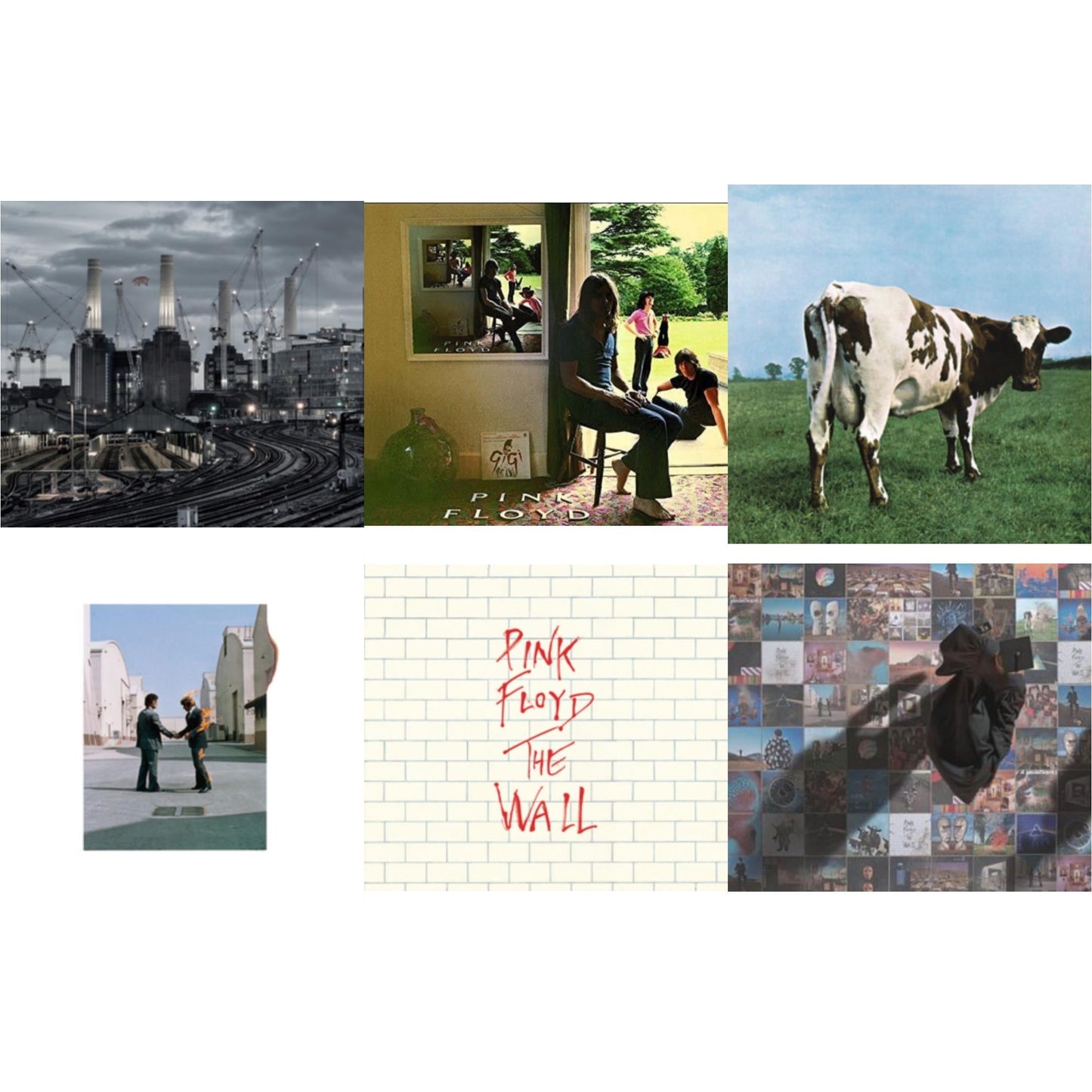 Pink Floyd - Animals (2018 Remix) & Ummagumma & Atom Heart Mother & Wish You Were Here & Wall & Foot In The Door: Best Of Pink Floyd - CD Bundle