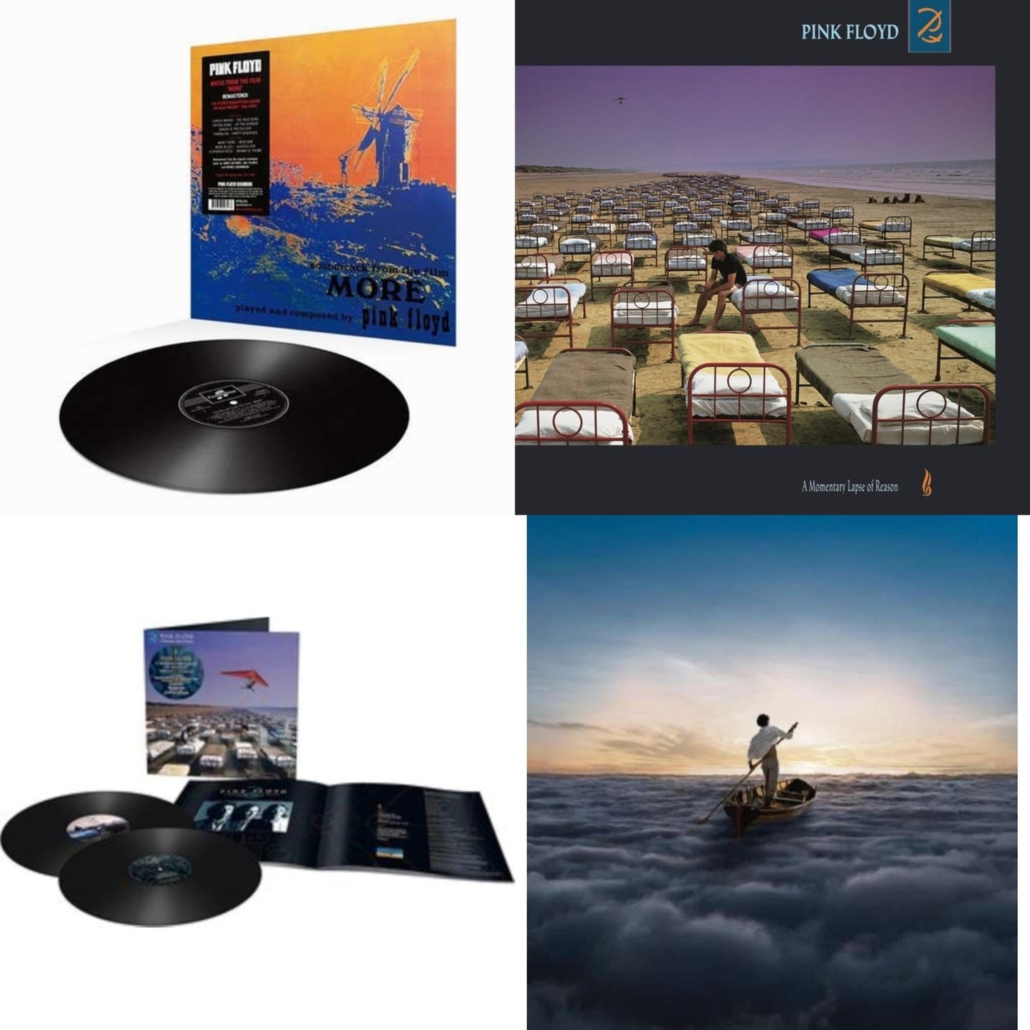 Pink Floyd - Momentary Lapse Of Reason (Remixed & Updated) (2LP) & Endless River (2LP/180G) & More (180G) & Momentary Lapse Of Reason (180G/Gatefold) (2016 Version)