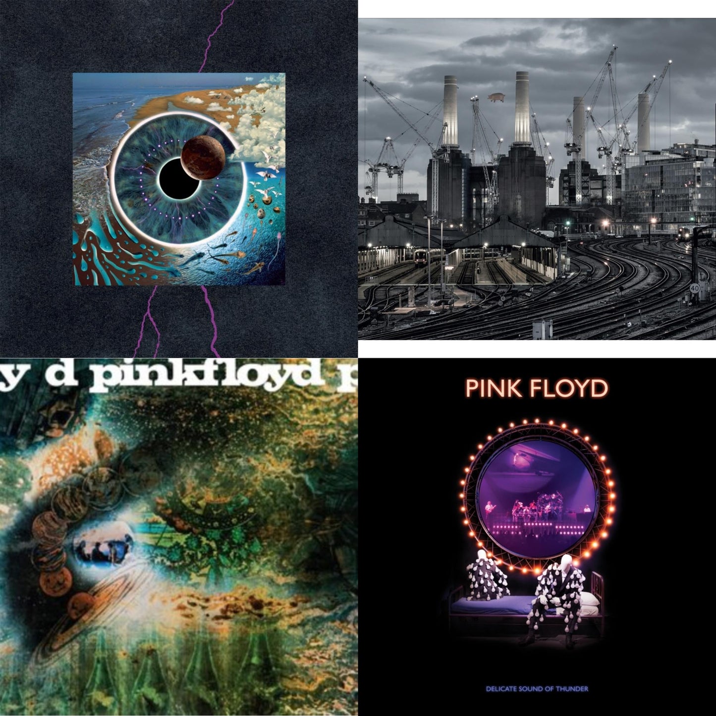 Pink Floyd - Animals (2018 Remix) (180G/LP/CD/Blu-Ray/DVD) & Delicate Sound Of Thunder (3LP) & Saucerful Of Secrets (Mono/180G) & Pulse (180G/4LP/52 Pp Book)