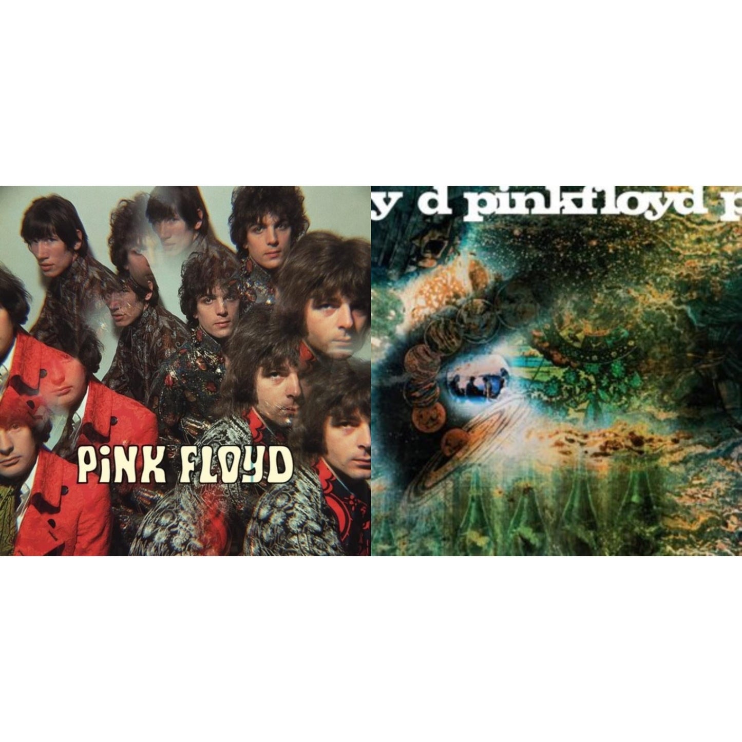 Pink Floyd - Piper At The Gates Of Dawn (Mono Version) & Saucerful Of Secrets (Mono/180G) - LP Vinyl Bundle